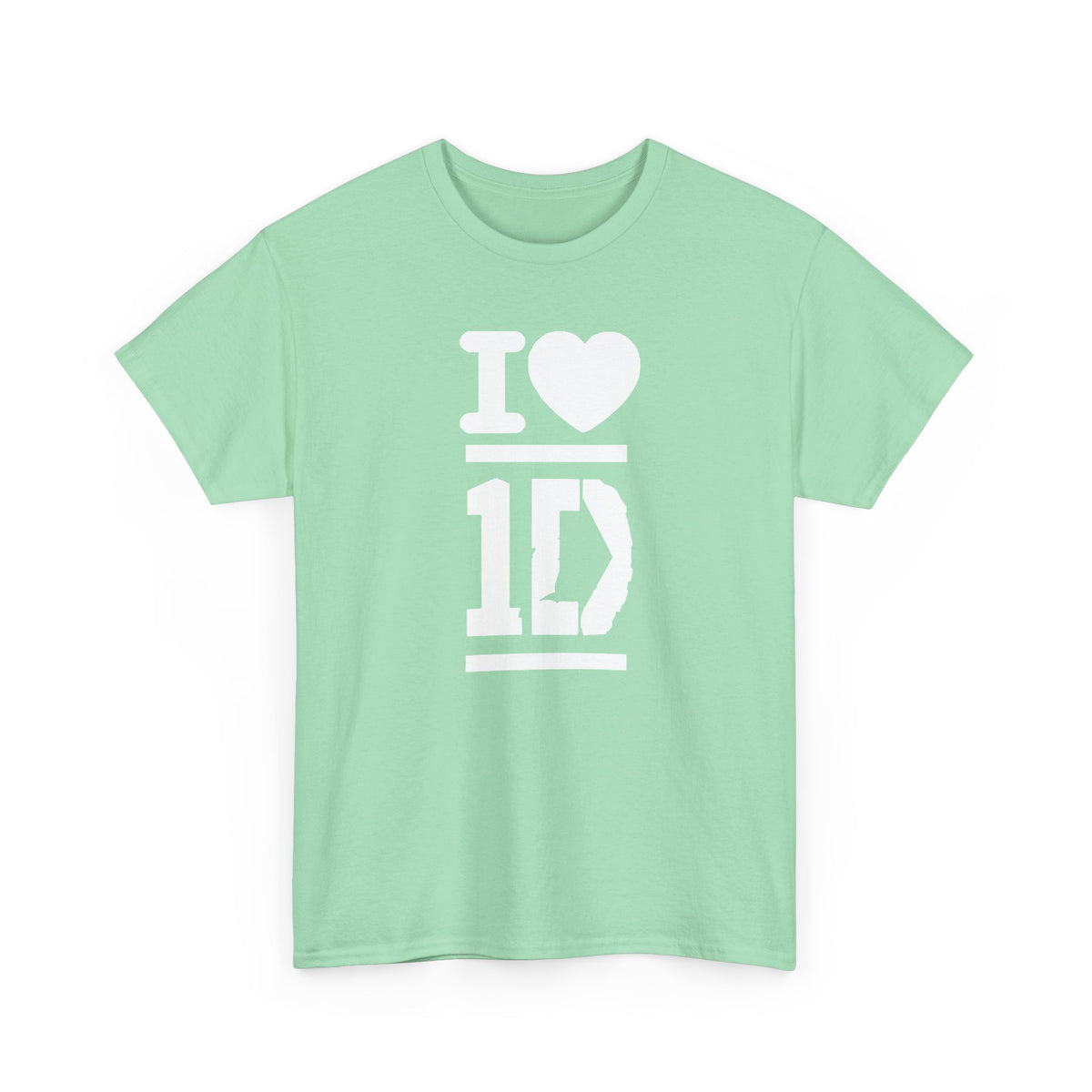 One Direction Shirt I heart 1D Harry Styles Lyric Inspired 100% Cotton Shirt