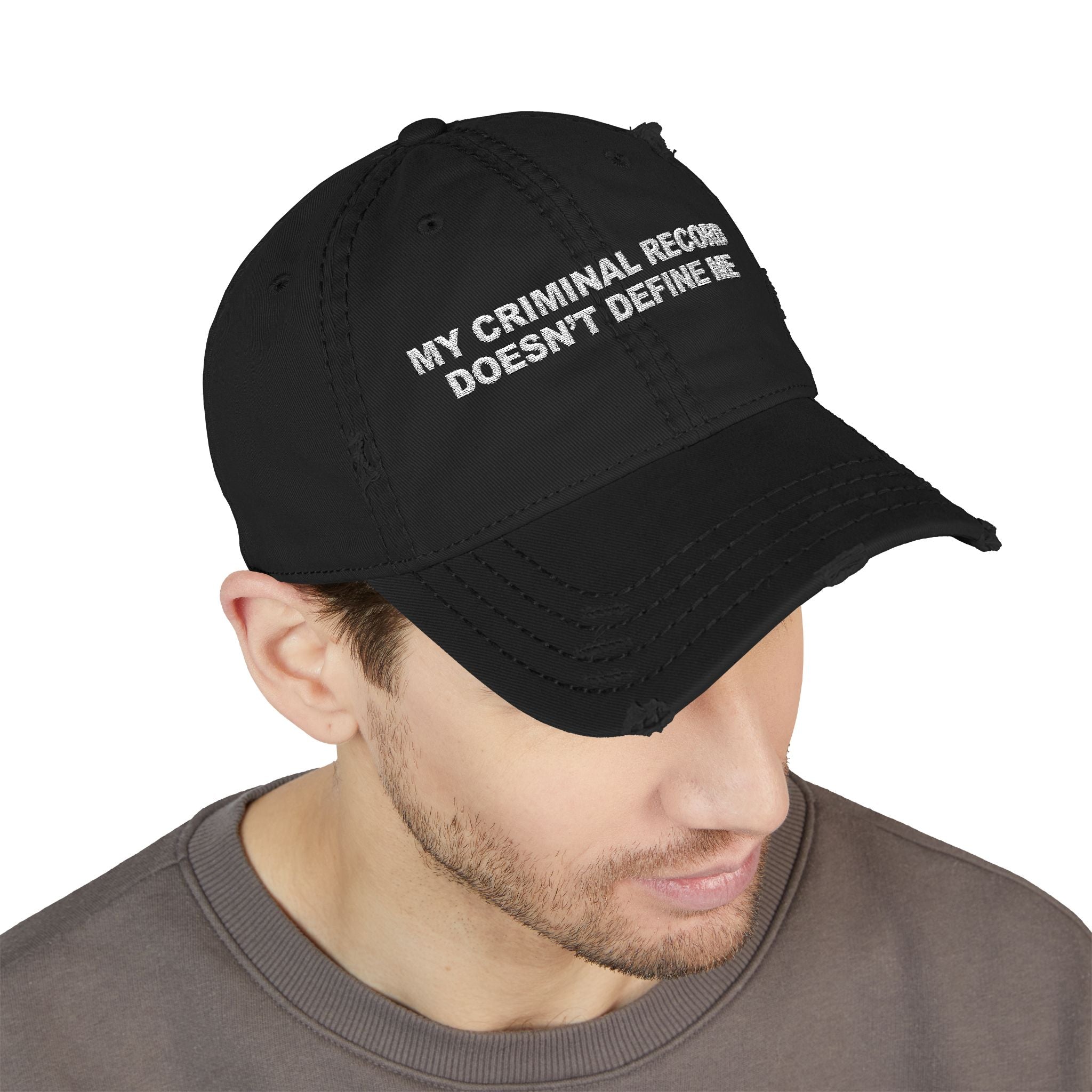 Criminal Record Joke Hat