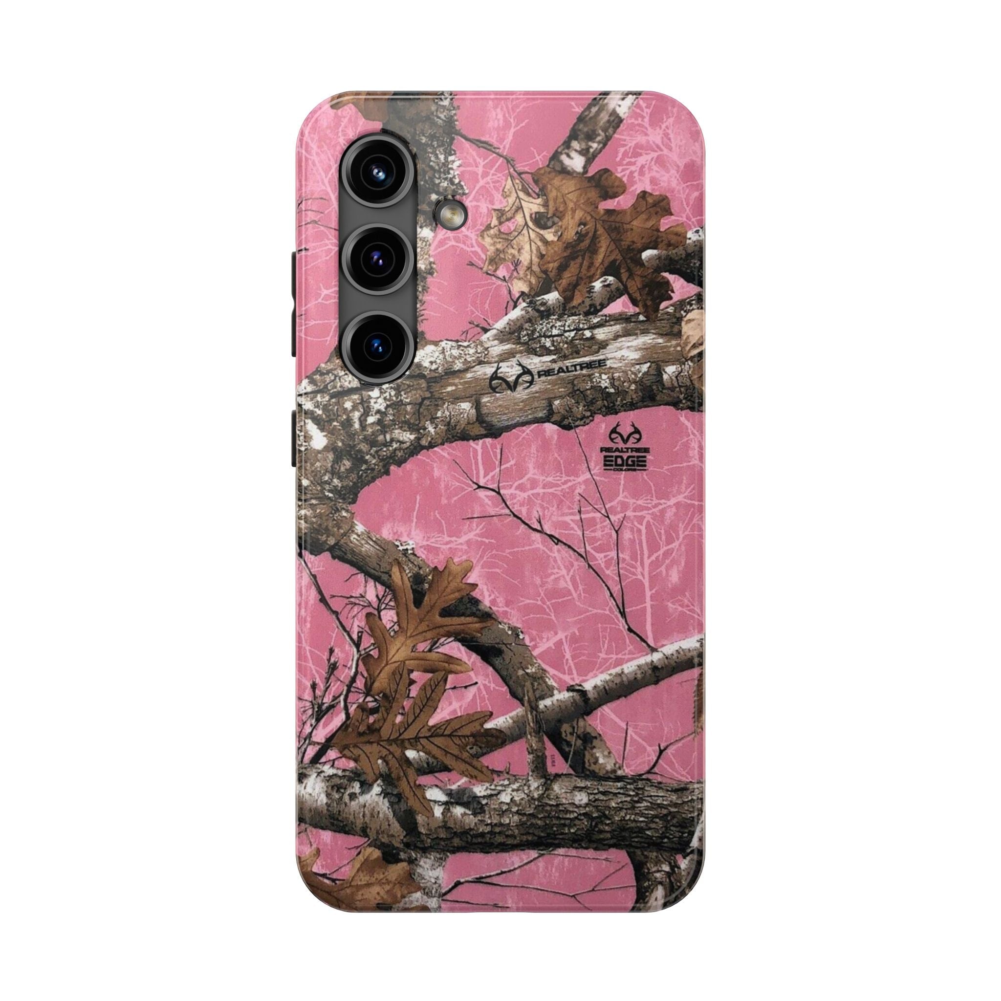 Pink Camo Real Tree Phone Case  - Tough Impact-Resistant Case