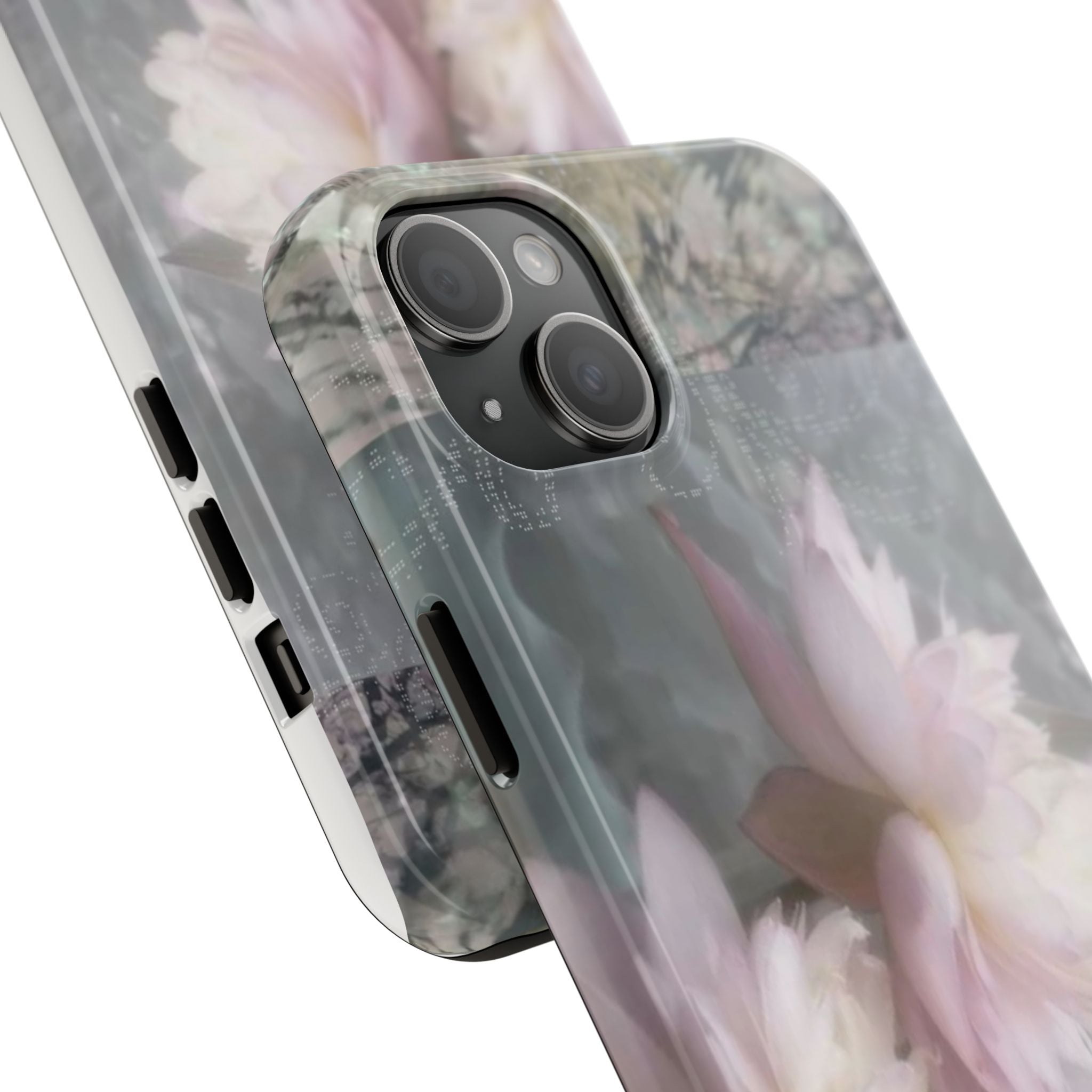 Lotus Flowers Cyber Whimsy Tough Phone Case