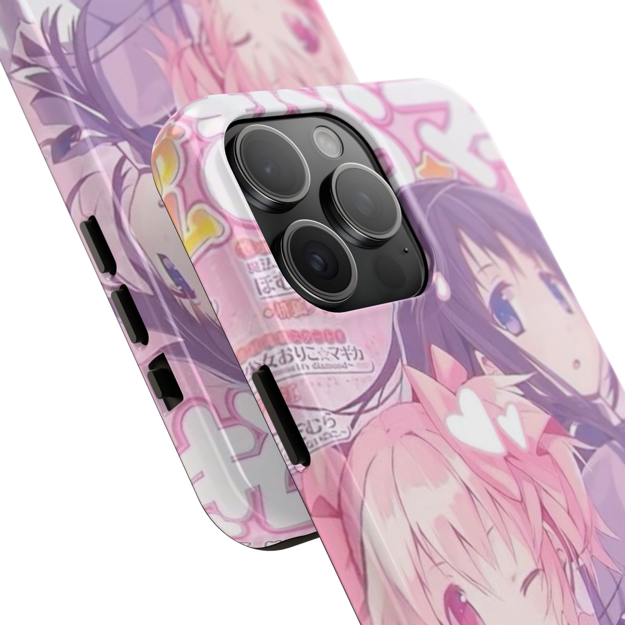 Cute Pink and Purple Anime Phone Case