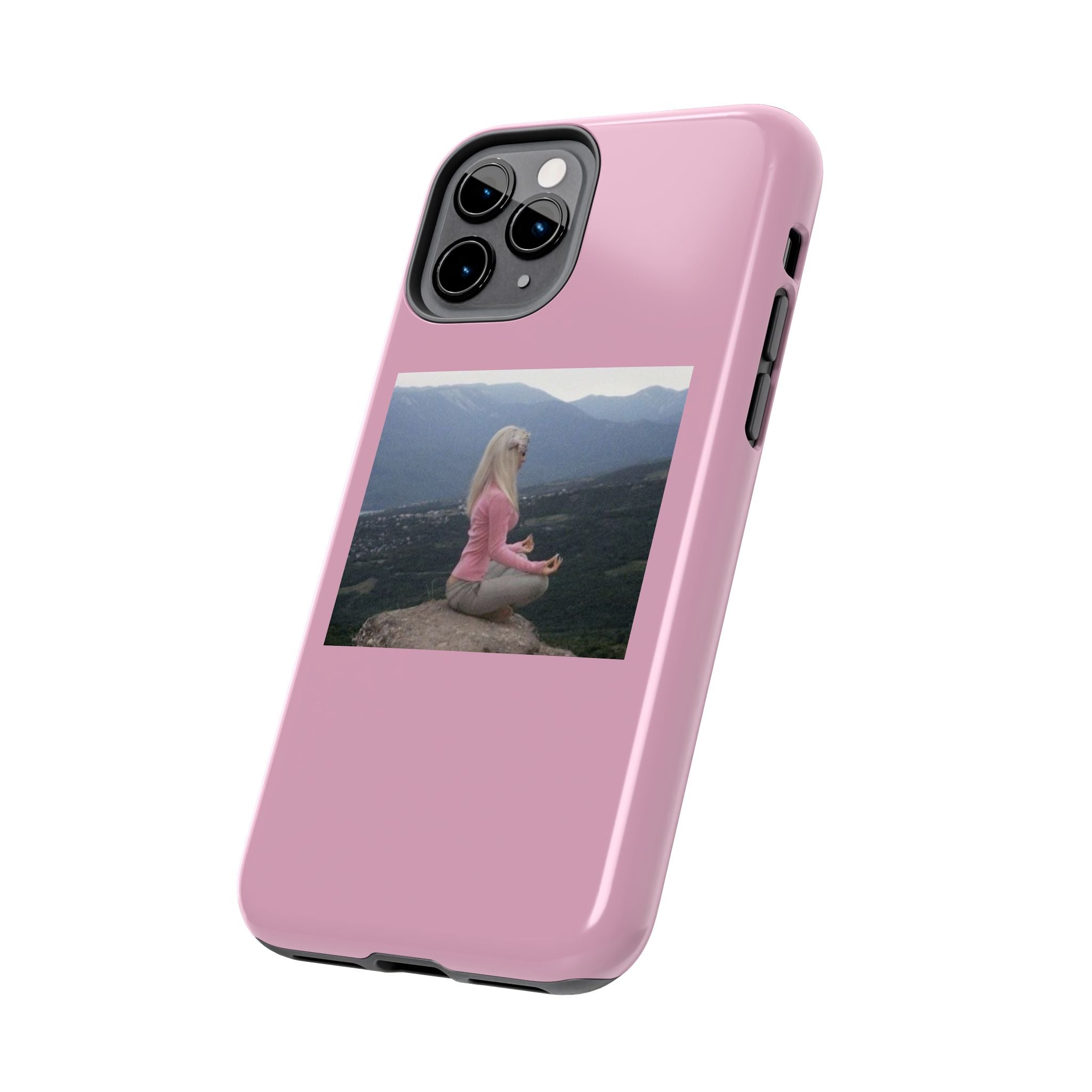 Manifestation Yoga Girl Manifesting Meme Phone Case