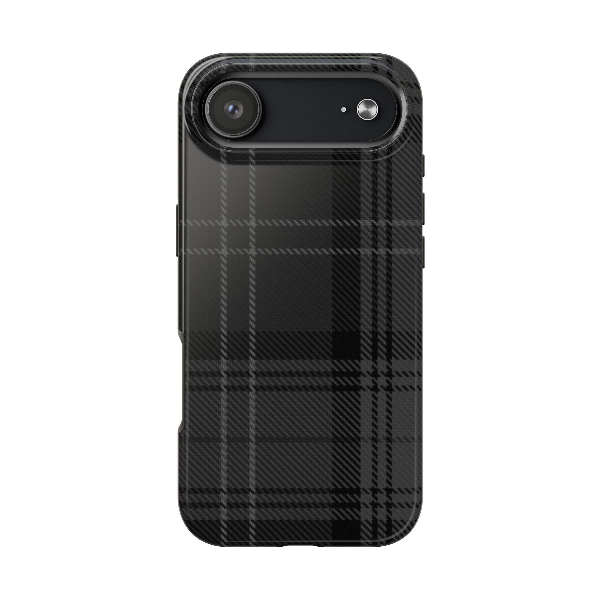 Black Plaid Phone Case  - Tough Impact-Resistant Case