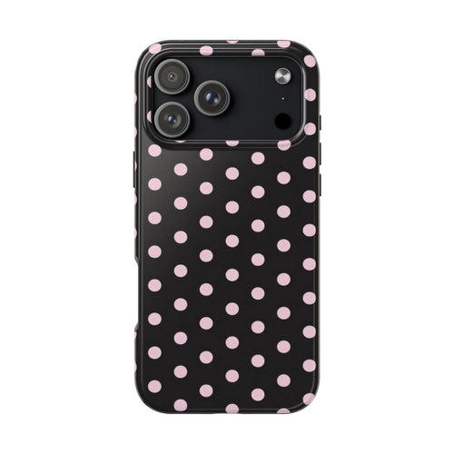 Black and Pink Spots Phone Case