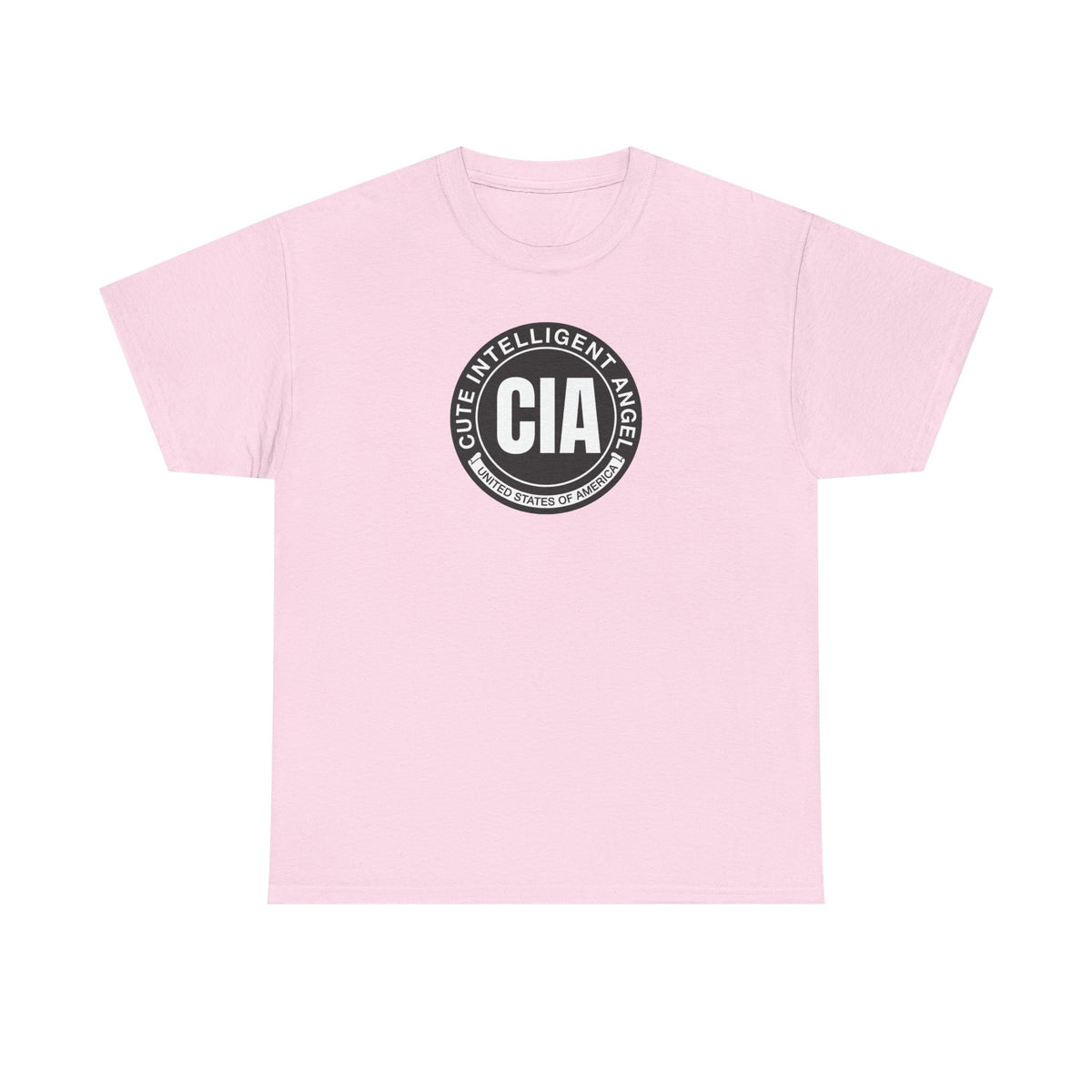 CIA Cute Intelligent Angel 100% Cotton Tee