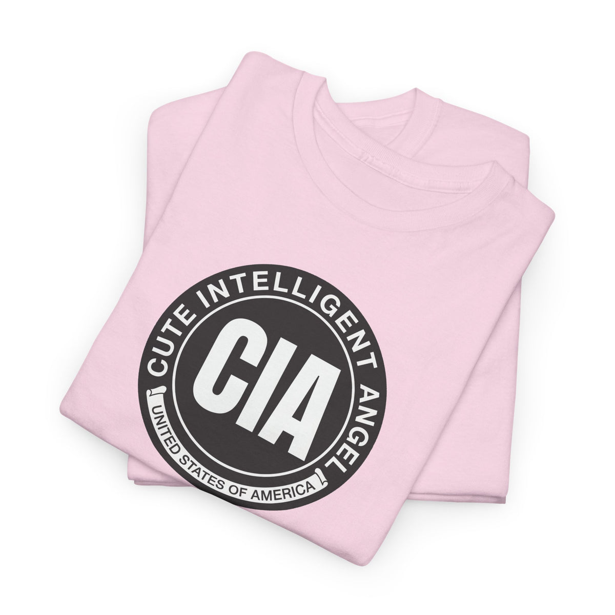 CIA Cute Intelligent Angel 100% Cotton Tee