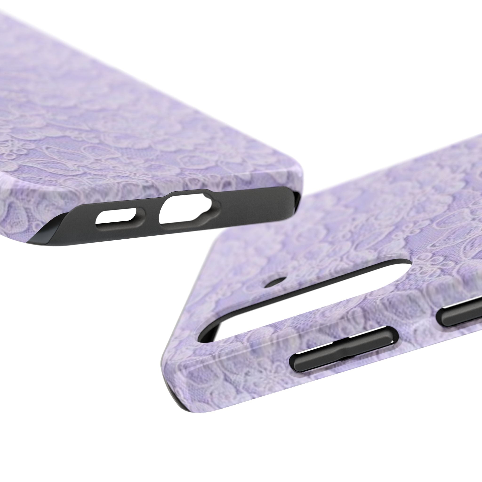 Purple Lace Cute Coquette Phone Case