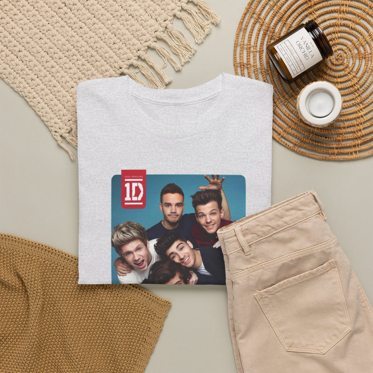 One Direction Shirt Vintage Style Lyric Inspired 1D 100% Cotton Shirt