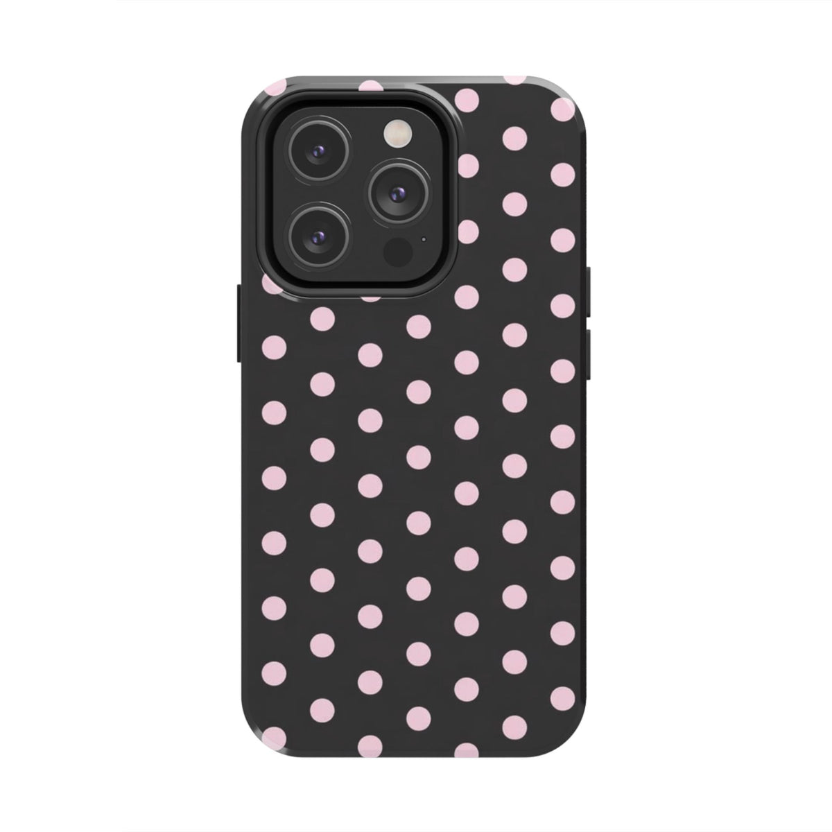 Black and Pink Spots Phone Case
