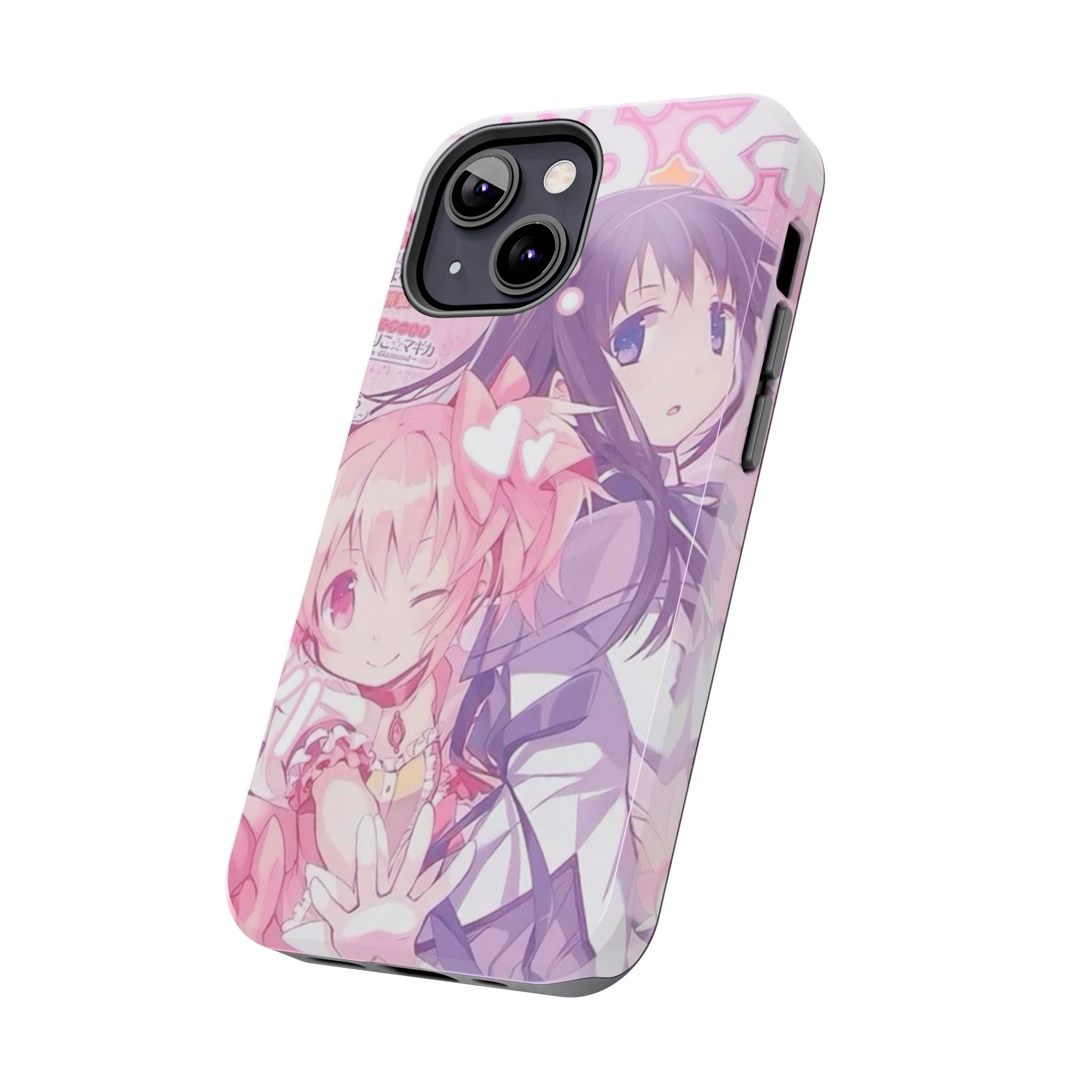 Cute Pink and Purple Anime Phone Case