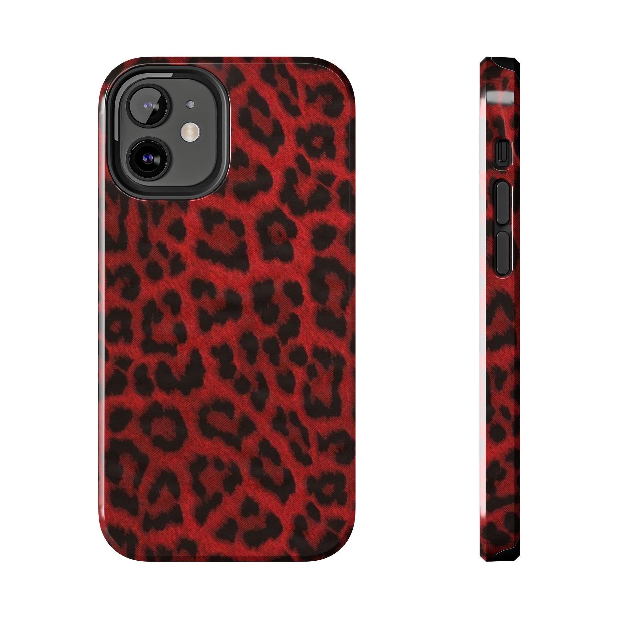 Red Cheetah Leopard Phone Case  - Tough Impact-Resistant Case