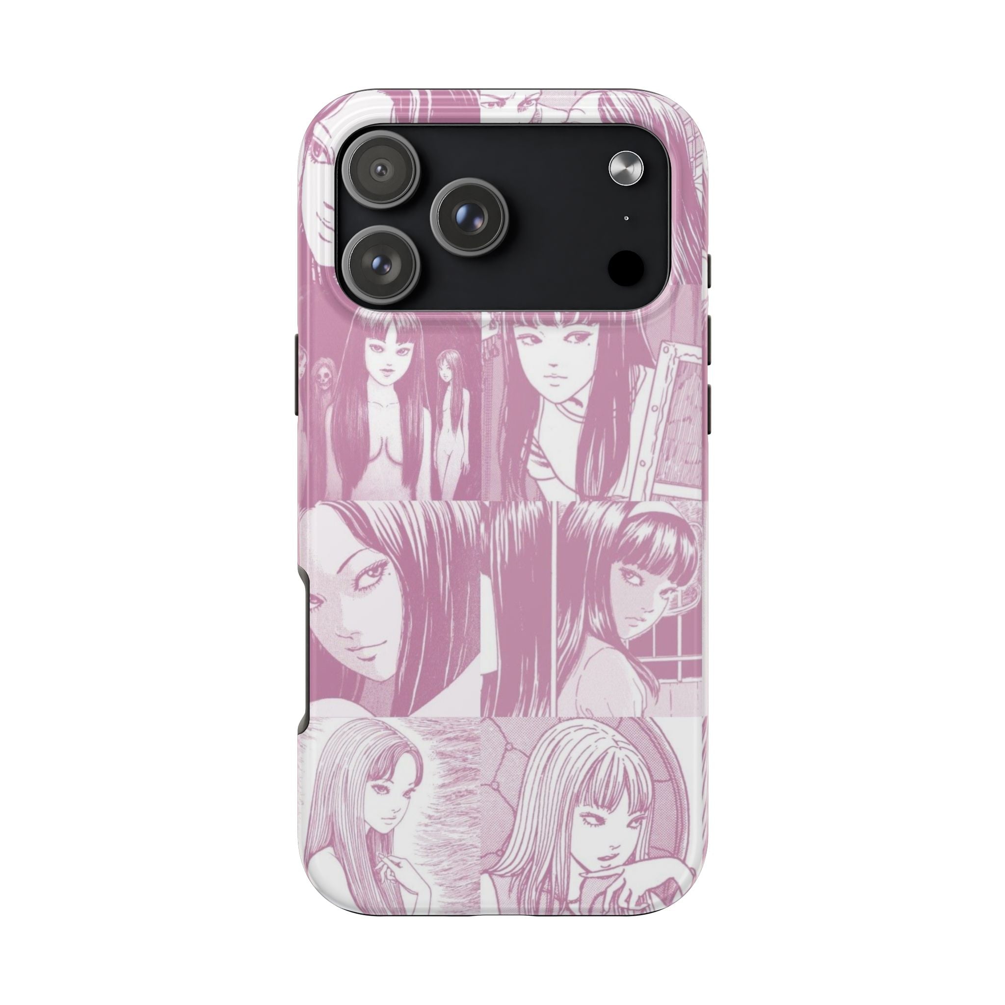 Cute Pink Anime Girl Comic BookPhone Case  - Tough Impact-Resistant Cases