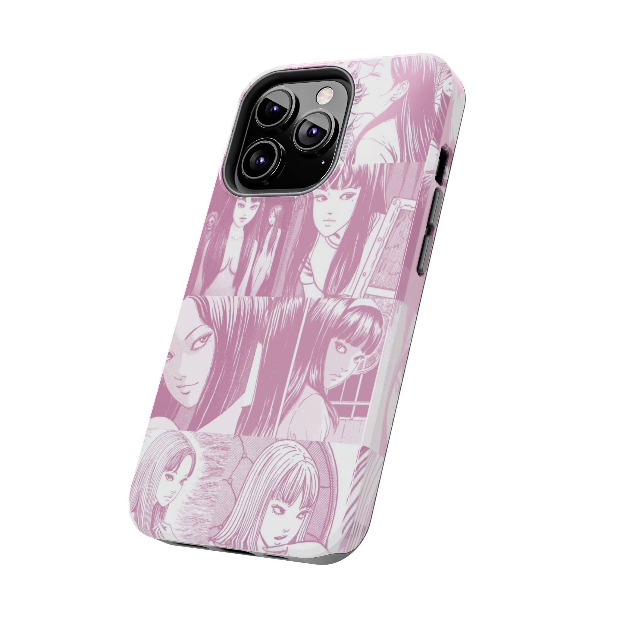 Cute Pink Anime Girl Comic BookPhone Case  - Tough Impact-Resistant Cases
