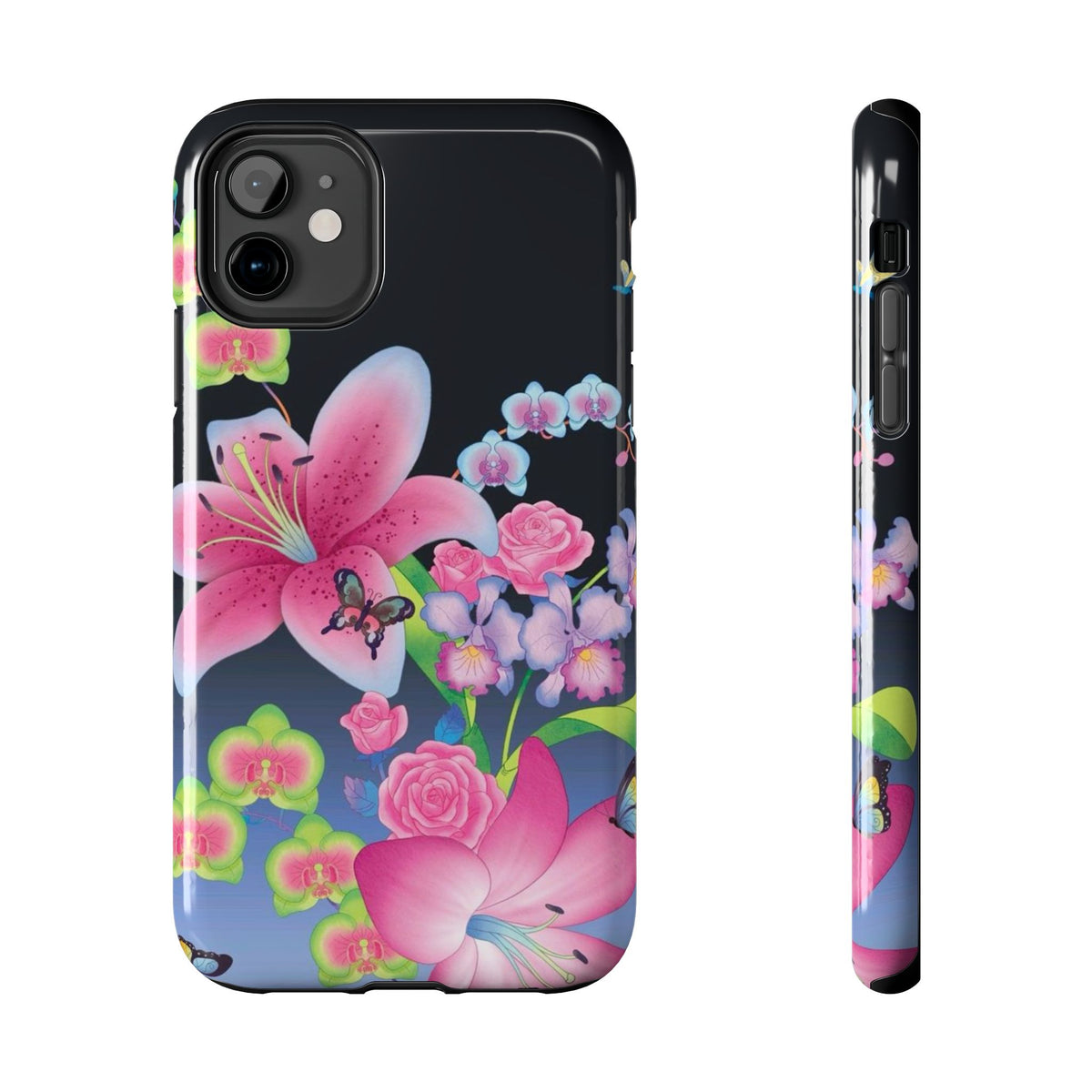 Bright Lily and Orchid  Phone Case