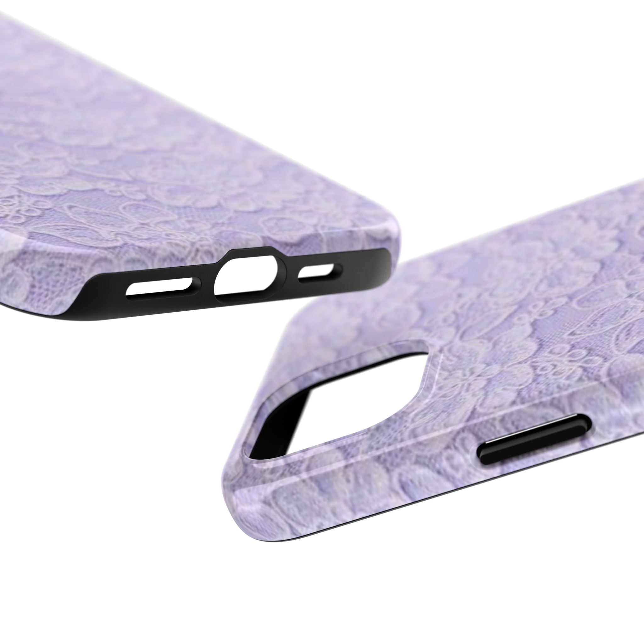 Purple Lace Cute Coquette Phone Case