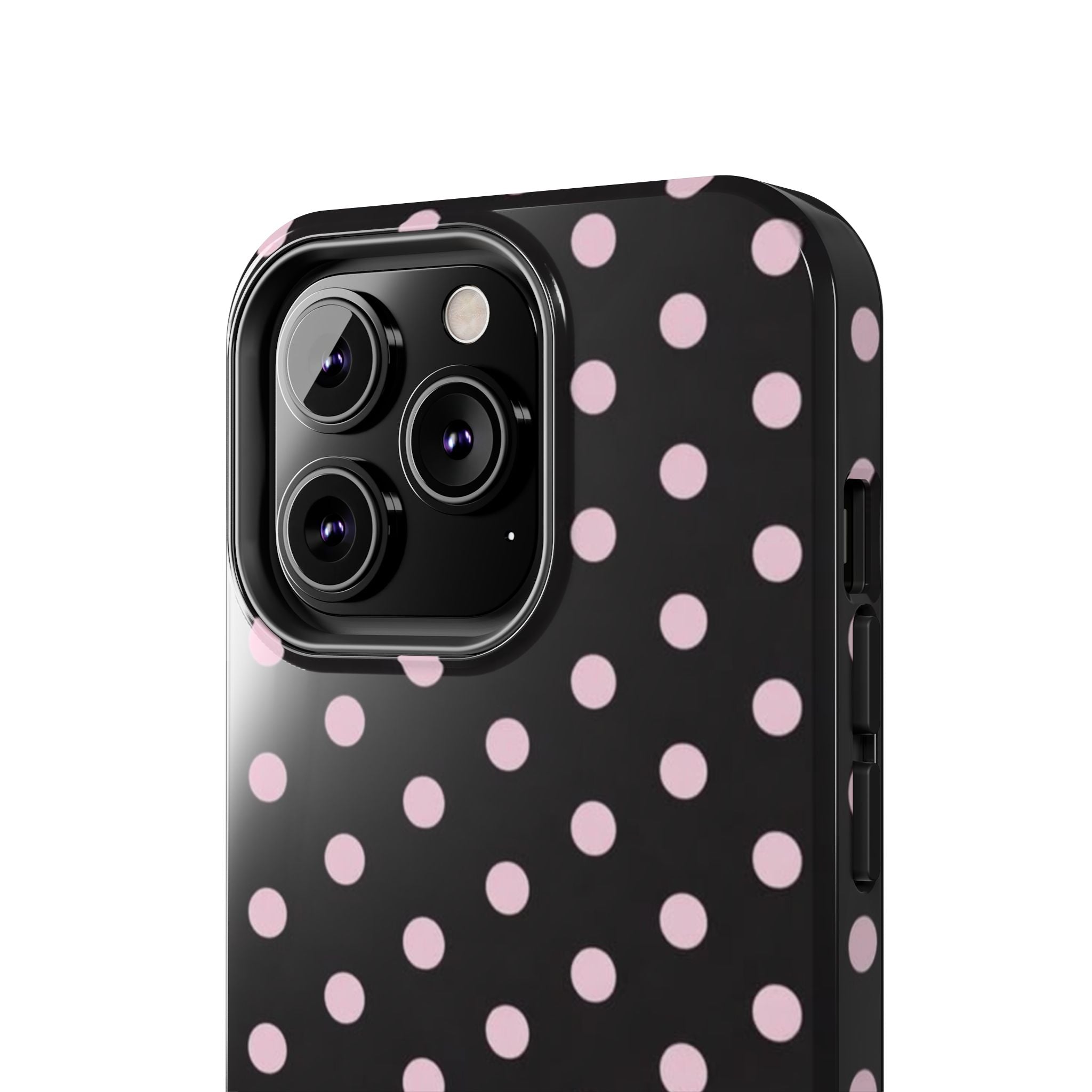 Black and Pink Spots Phone Case
