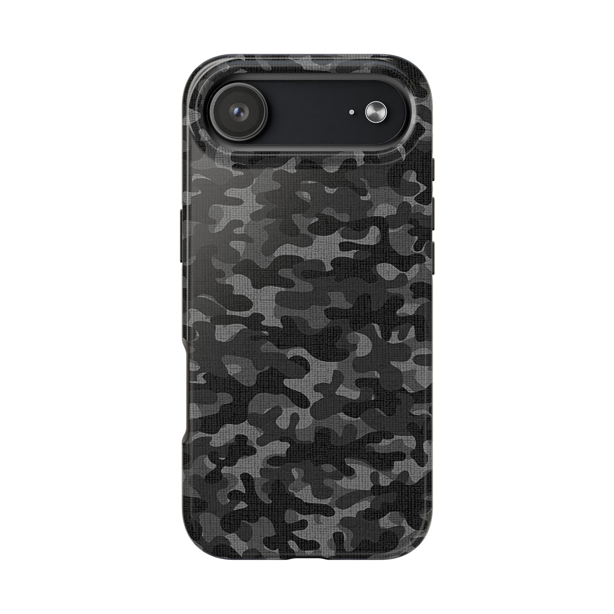 Black Camo Print Phone Case  - Tough Impact-Resistant Cases