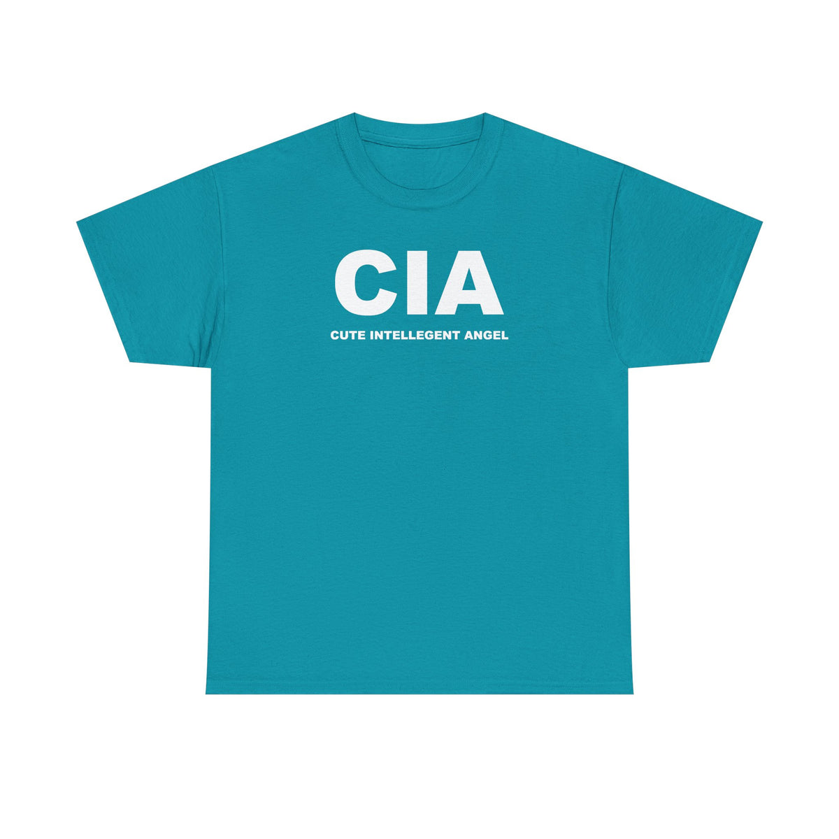 CIA Cute Intelligent Angel 100% Cotton Tee