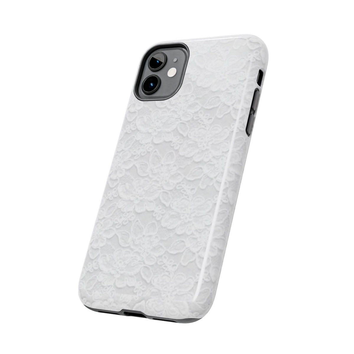 White Lace Coquette Phone Case