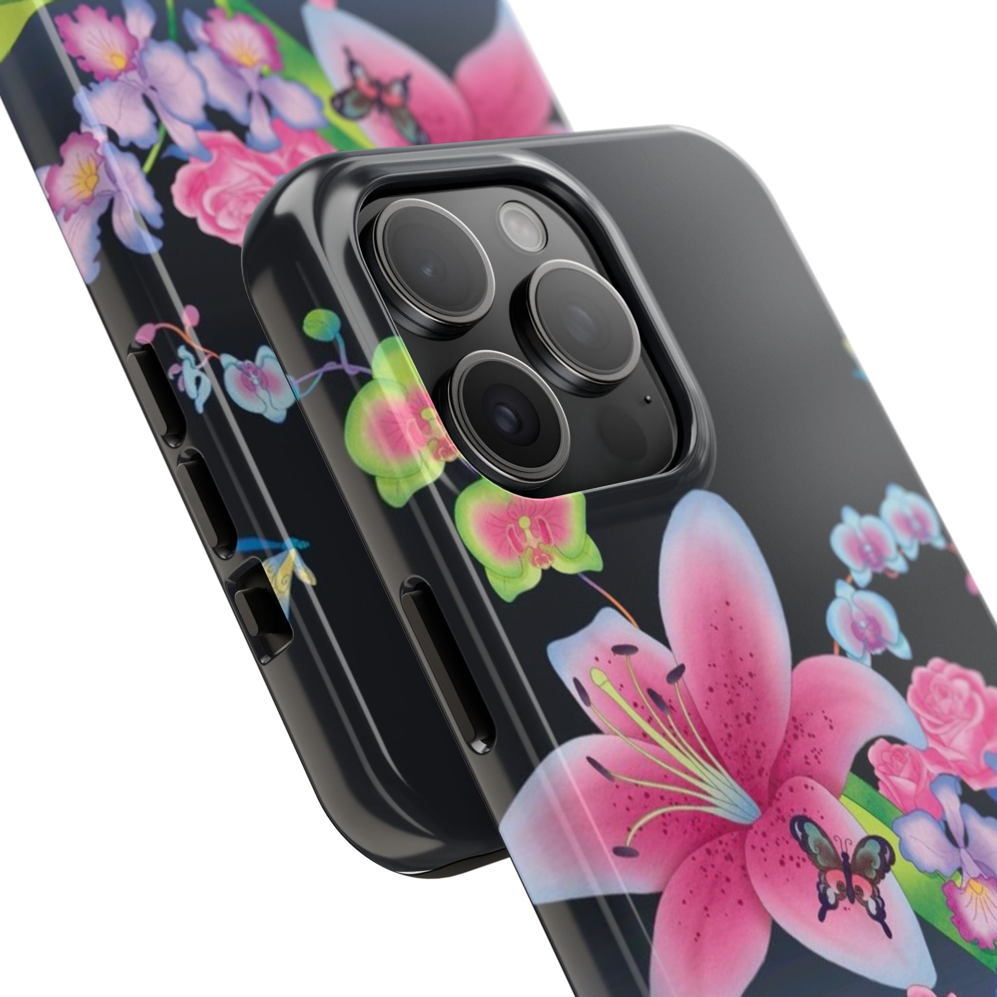 Bright Lily and Orchid  Phone Case