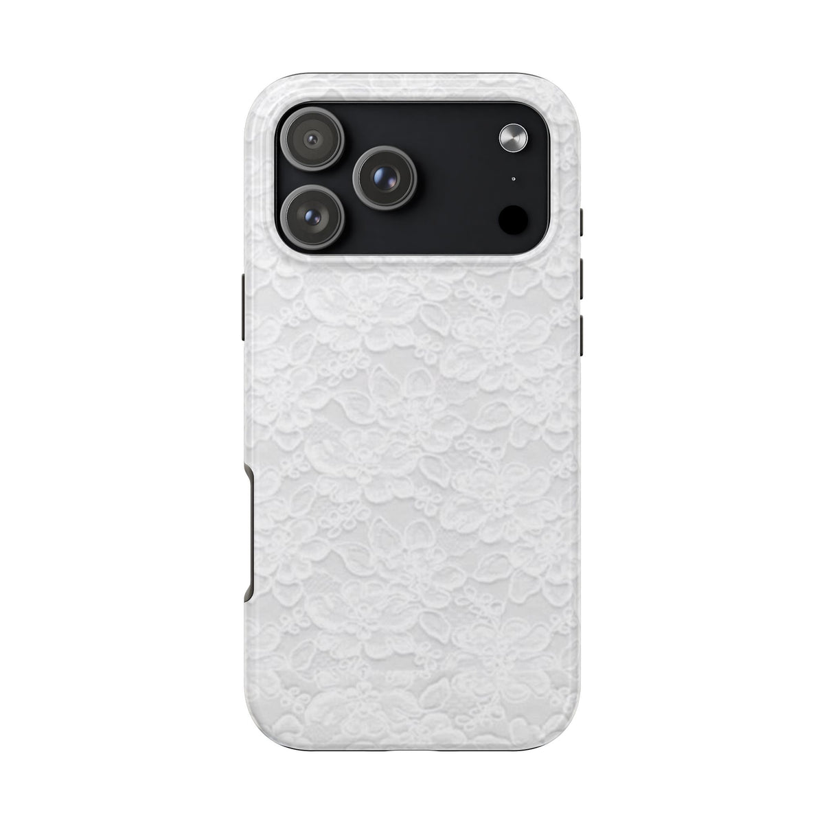 White Lace Coquette Phone Case