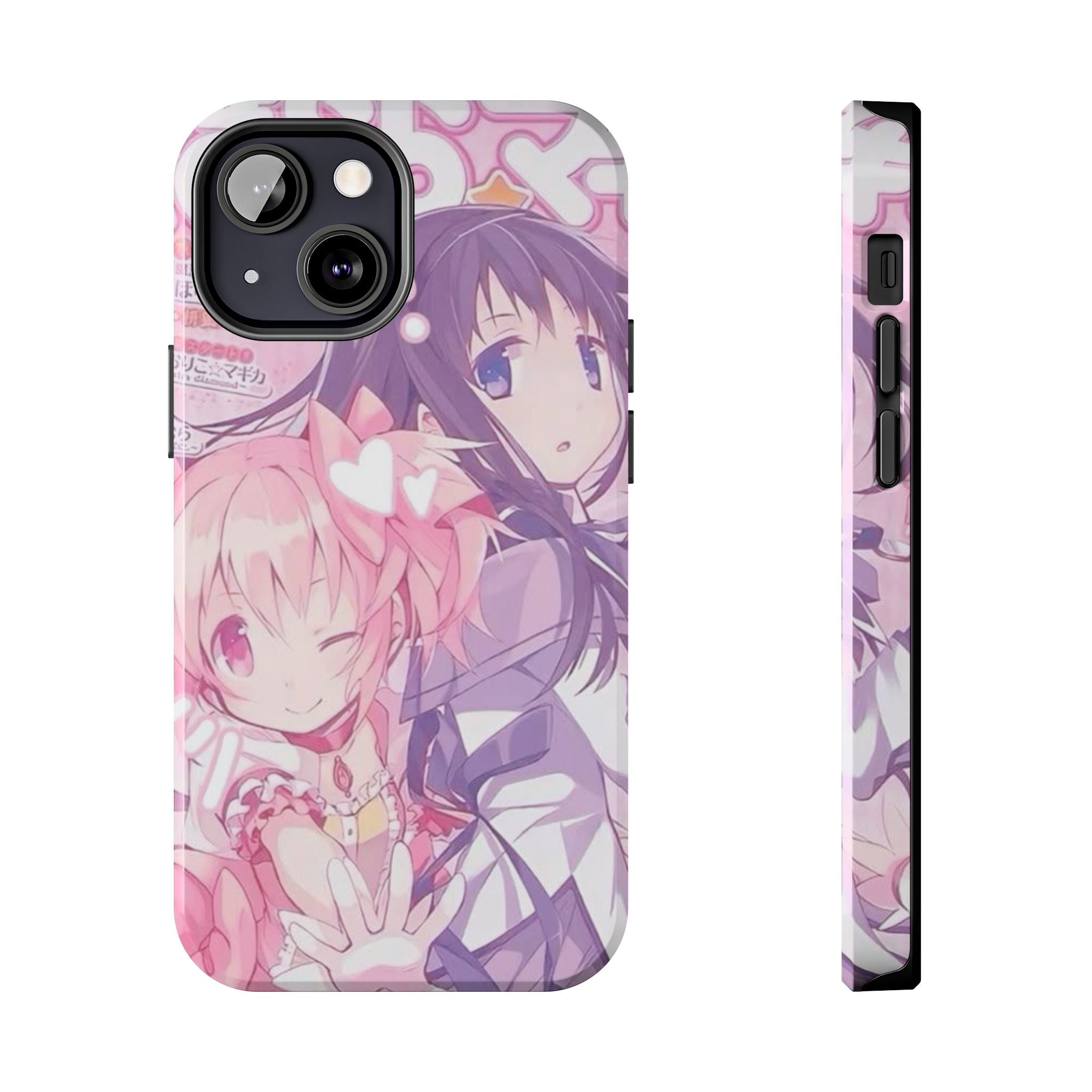 Cute Pink and Purple Anime Phone Case