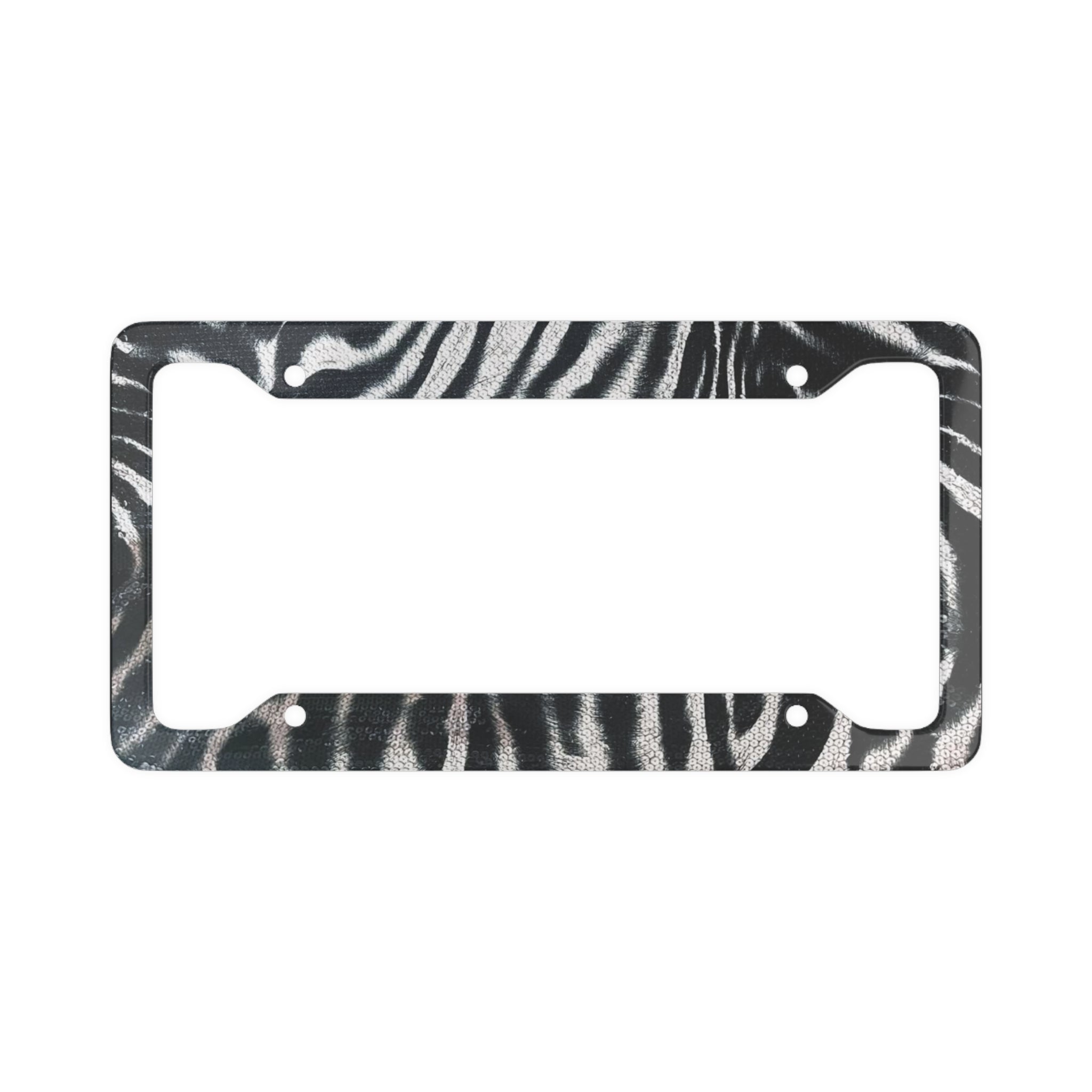 Zebra License Plate Frame - Cute Design Car Frame