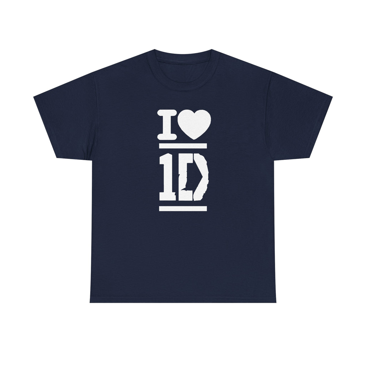 One Direction Shirt I heart 1D Harry Styles Lyric Inspired 100% Cotton Shirt