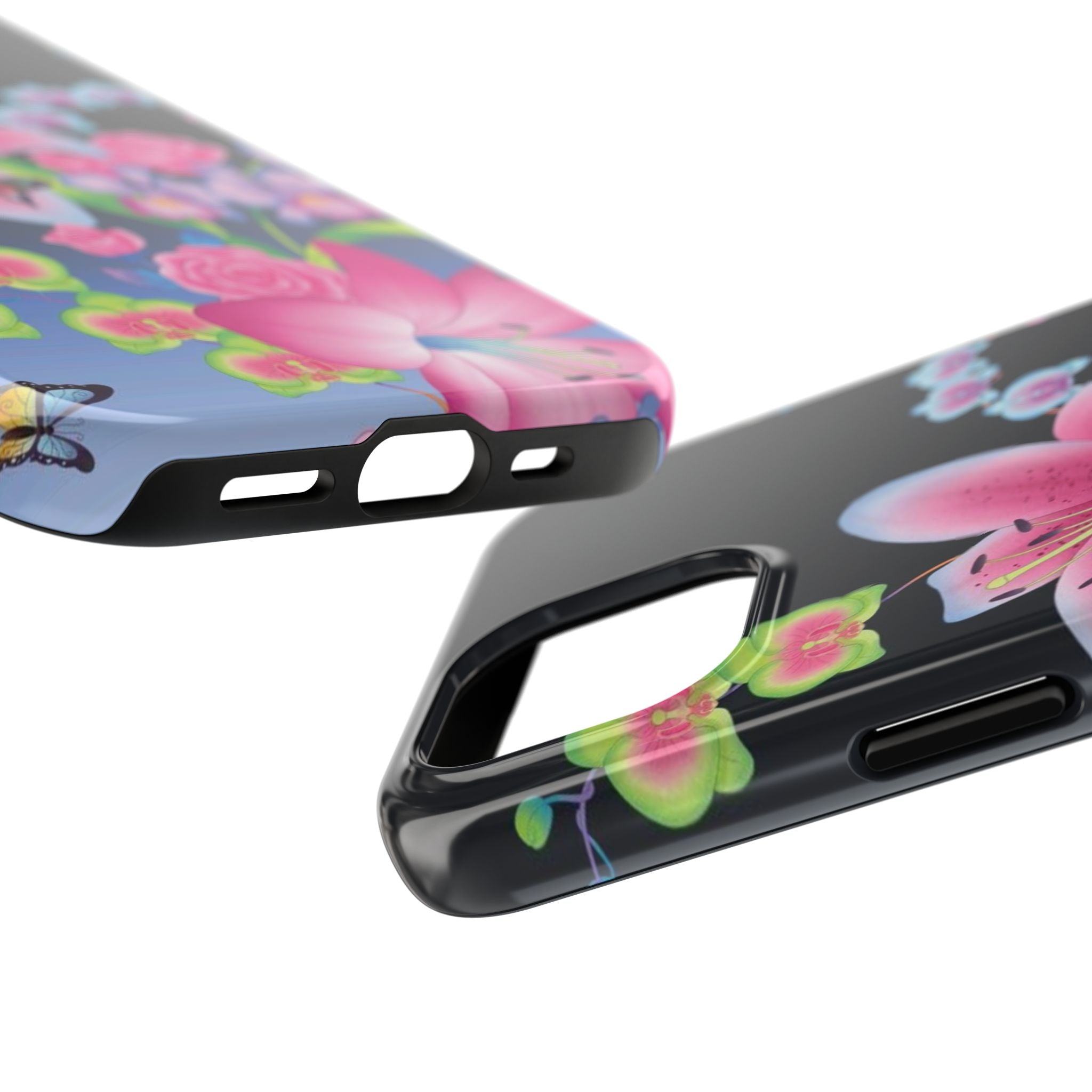 Bright Lily and Orchid  Phone Case
