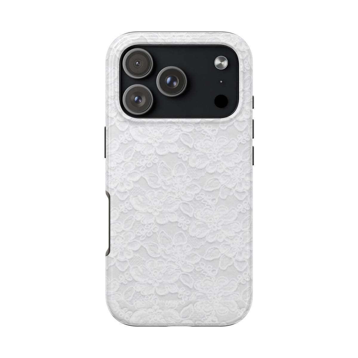 White Lace Coquette Phone Case