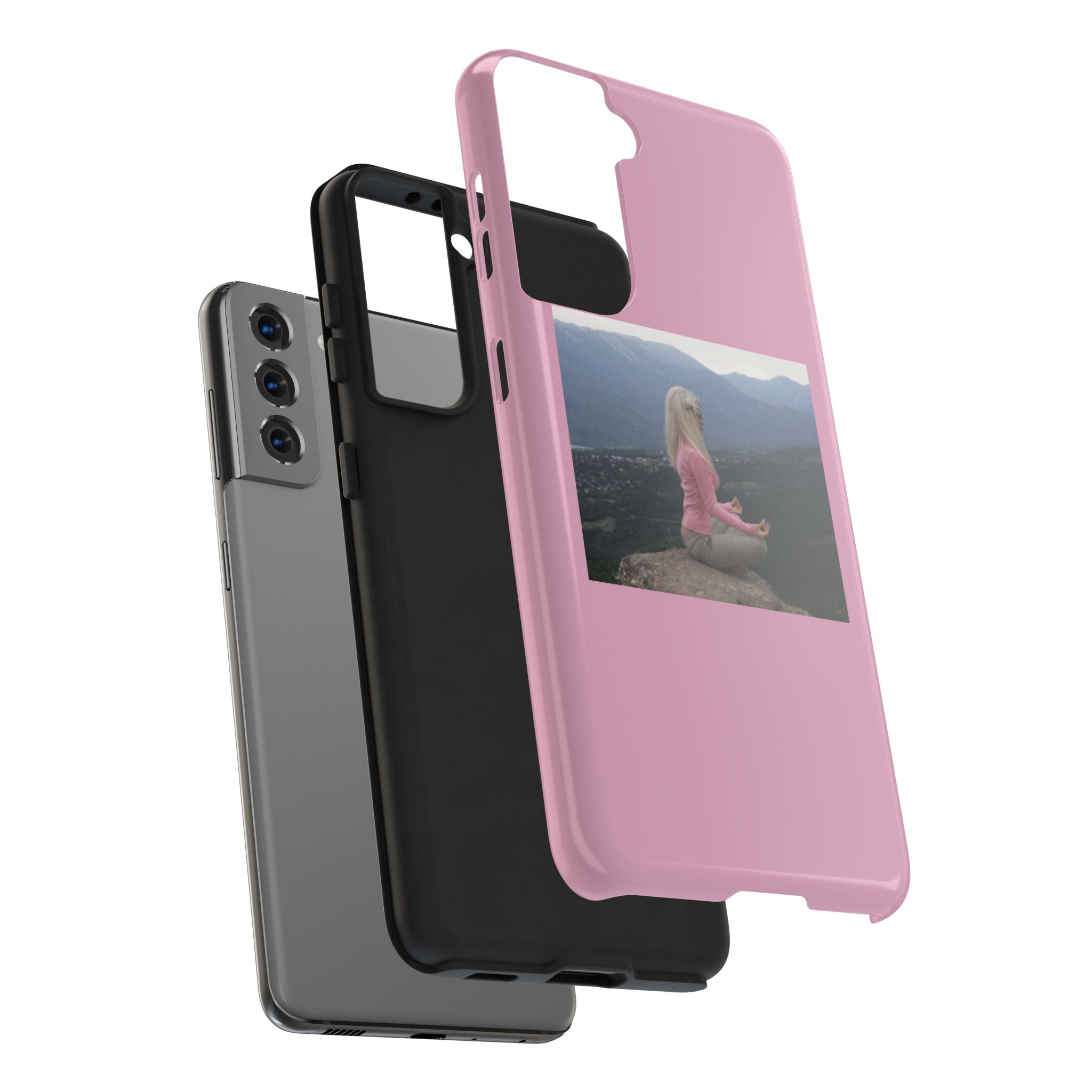 Manifestation Yoga Girl Manifesting Meme Phone Case