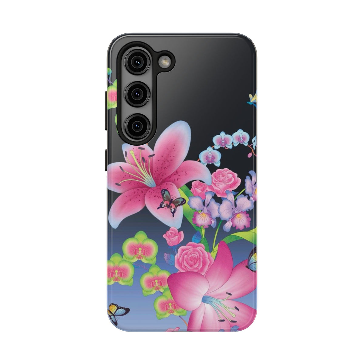 Bright Lily and Orchid  Phone Case
