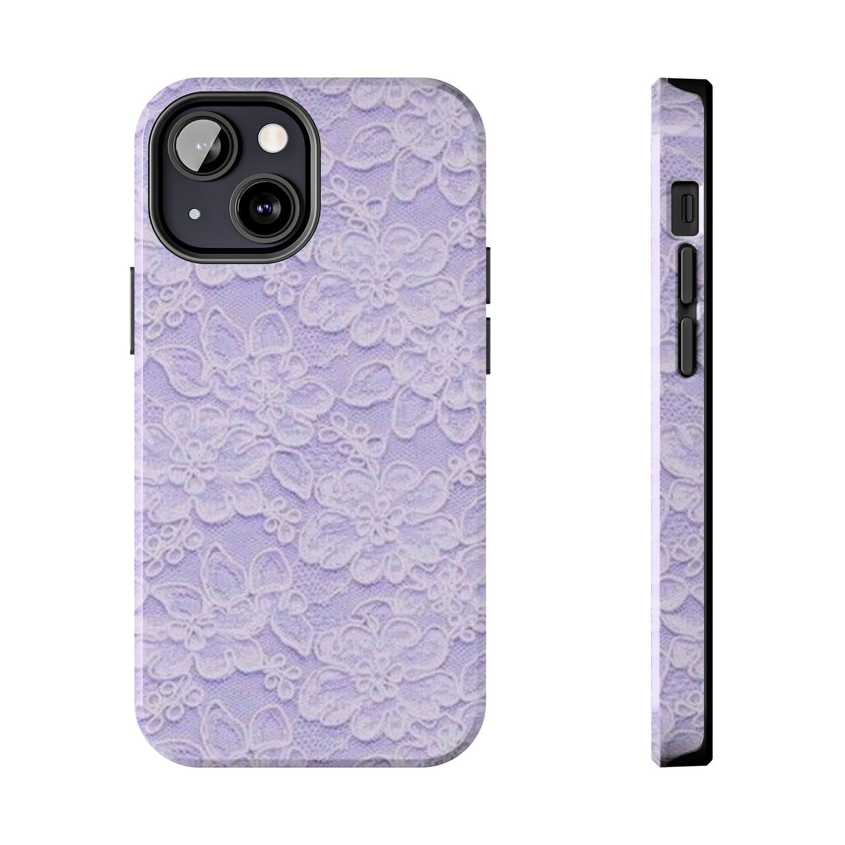 Purple Lace Cute Coquette Phone Case