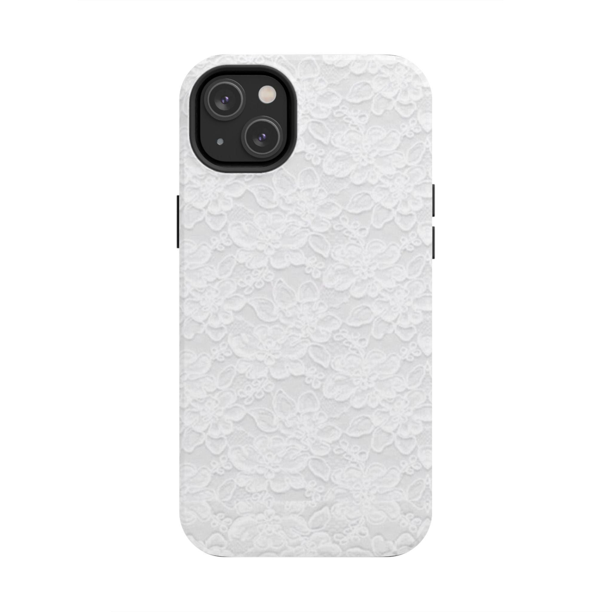 White Lace Coquette Phone Case