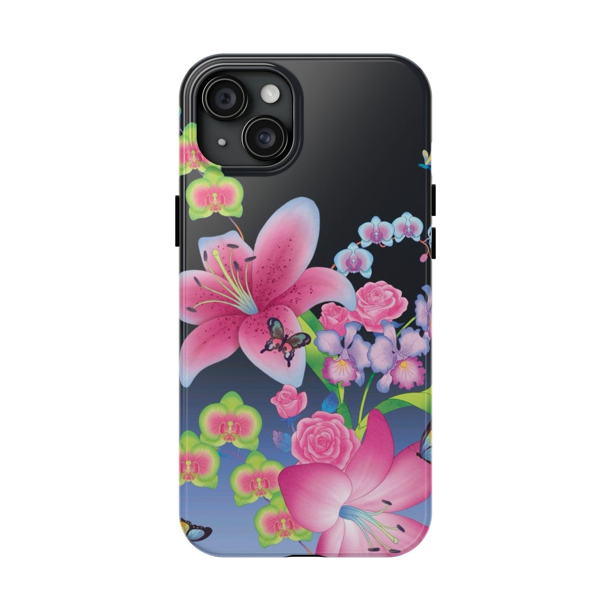 Bright Lily and Orchid  Phone Case