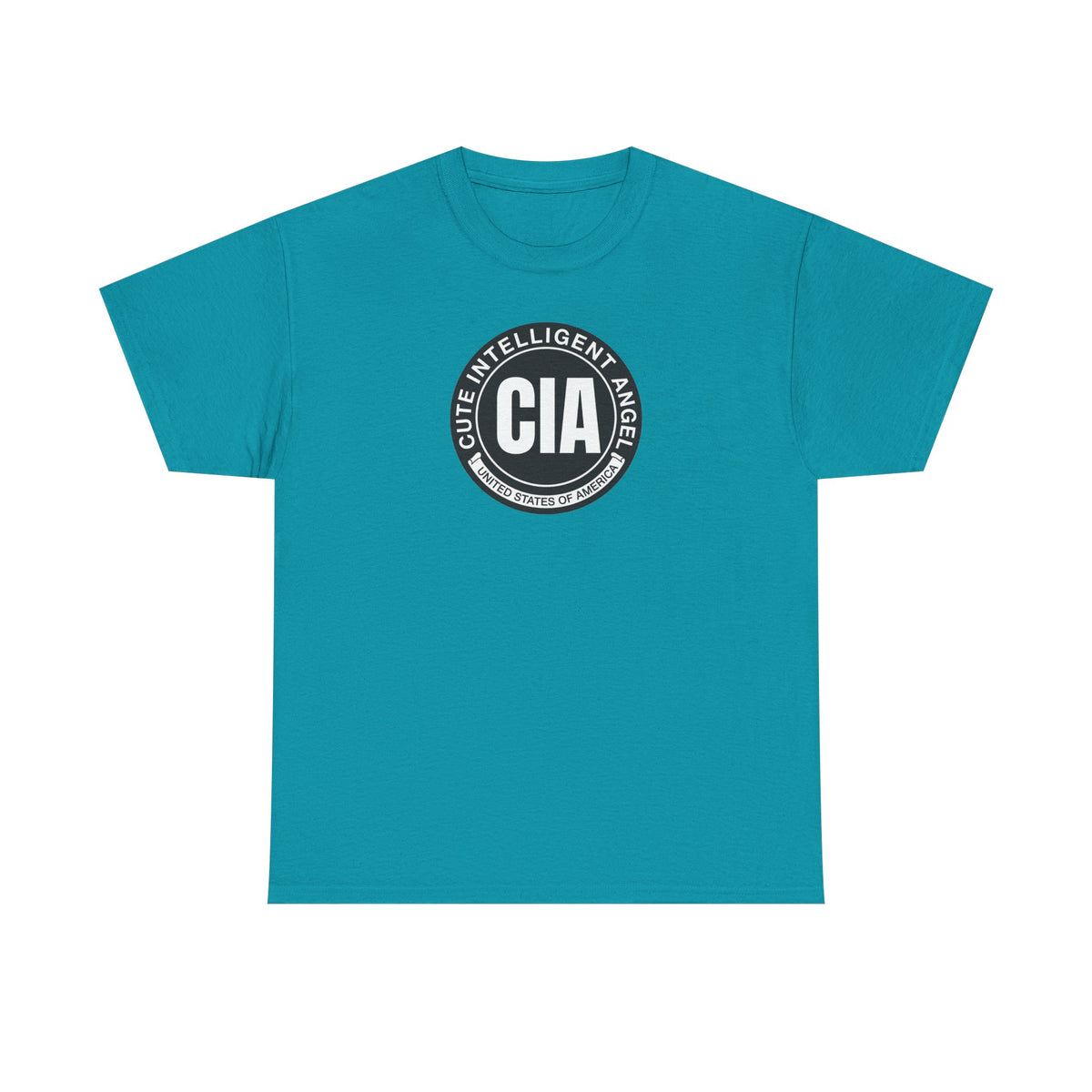 CIA Cute Intelligent Angel 100% Cotton Tee