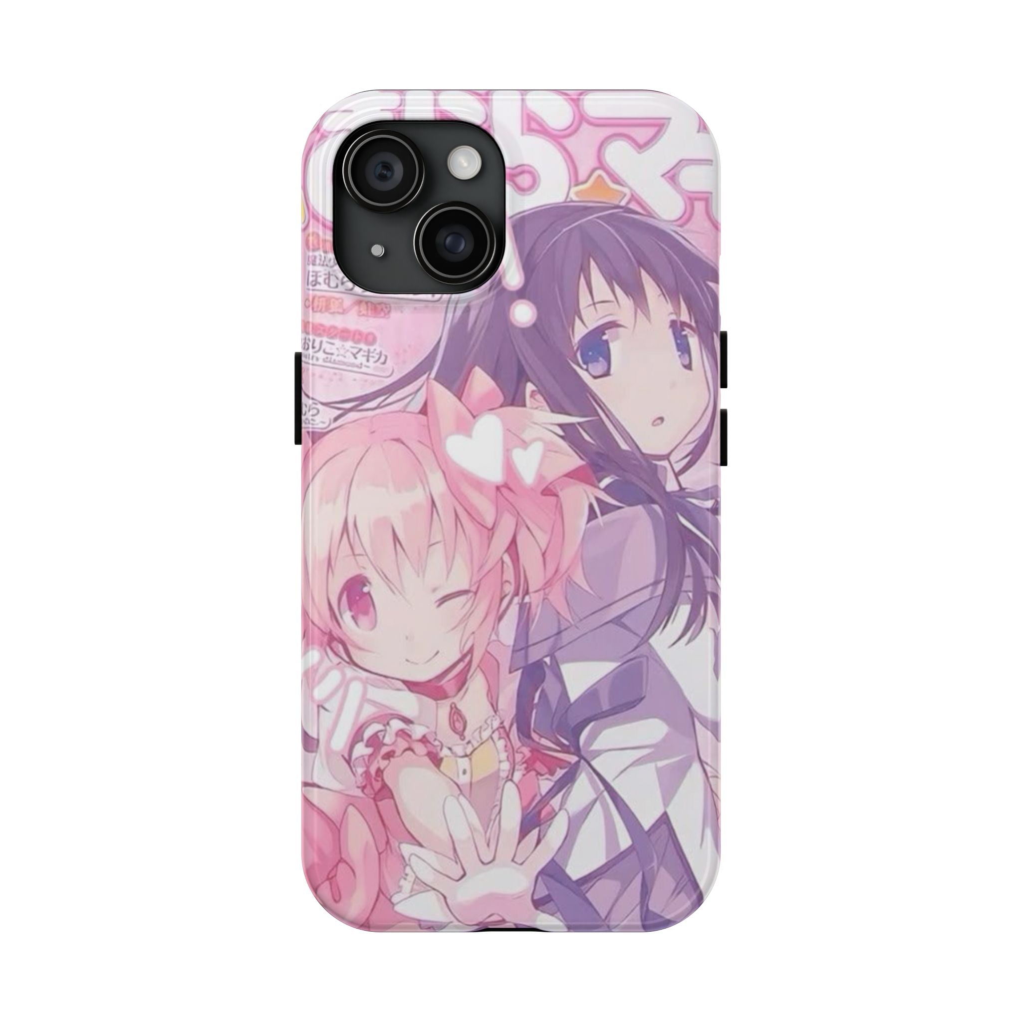 Cute Pink and Purple Anime Phone Case