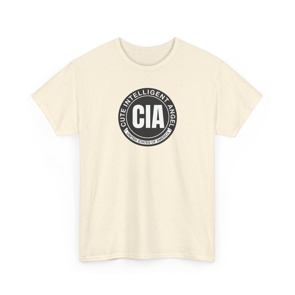 CIA Cute Intelligent Angel 100% Cotton Tee