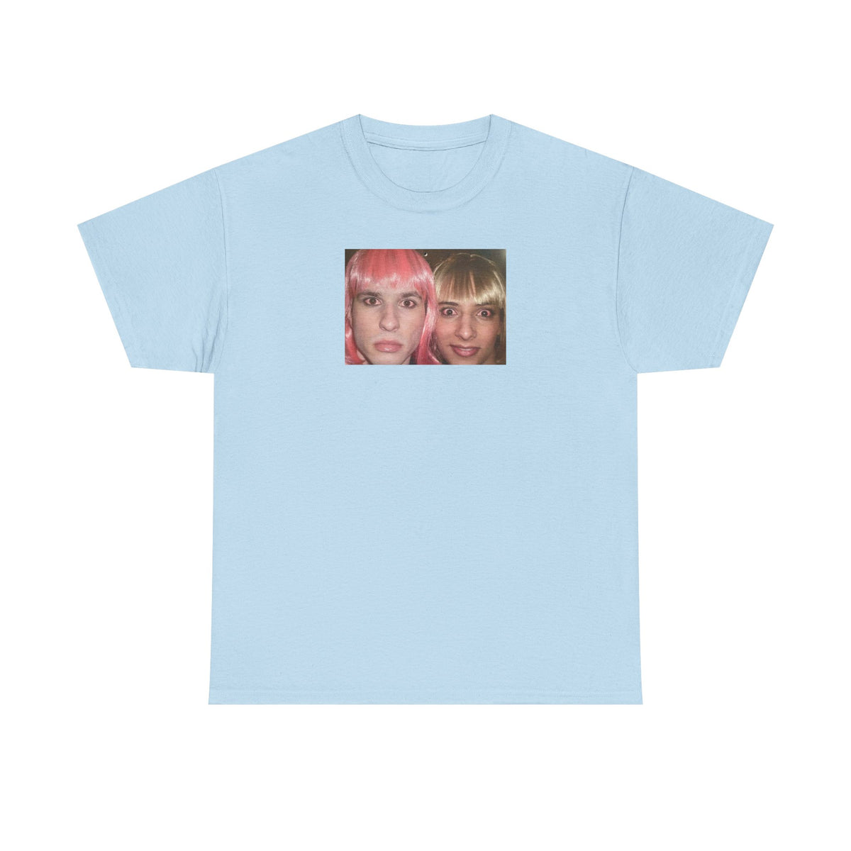 Proud Slushy Noobz Martin and Hamzah Funny Faded Wig Pic Fan Merch - 100% Cotton Tee