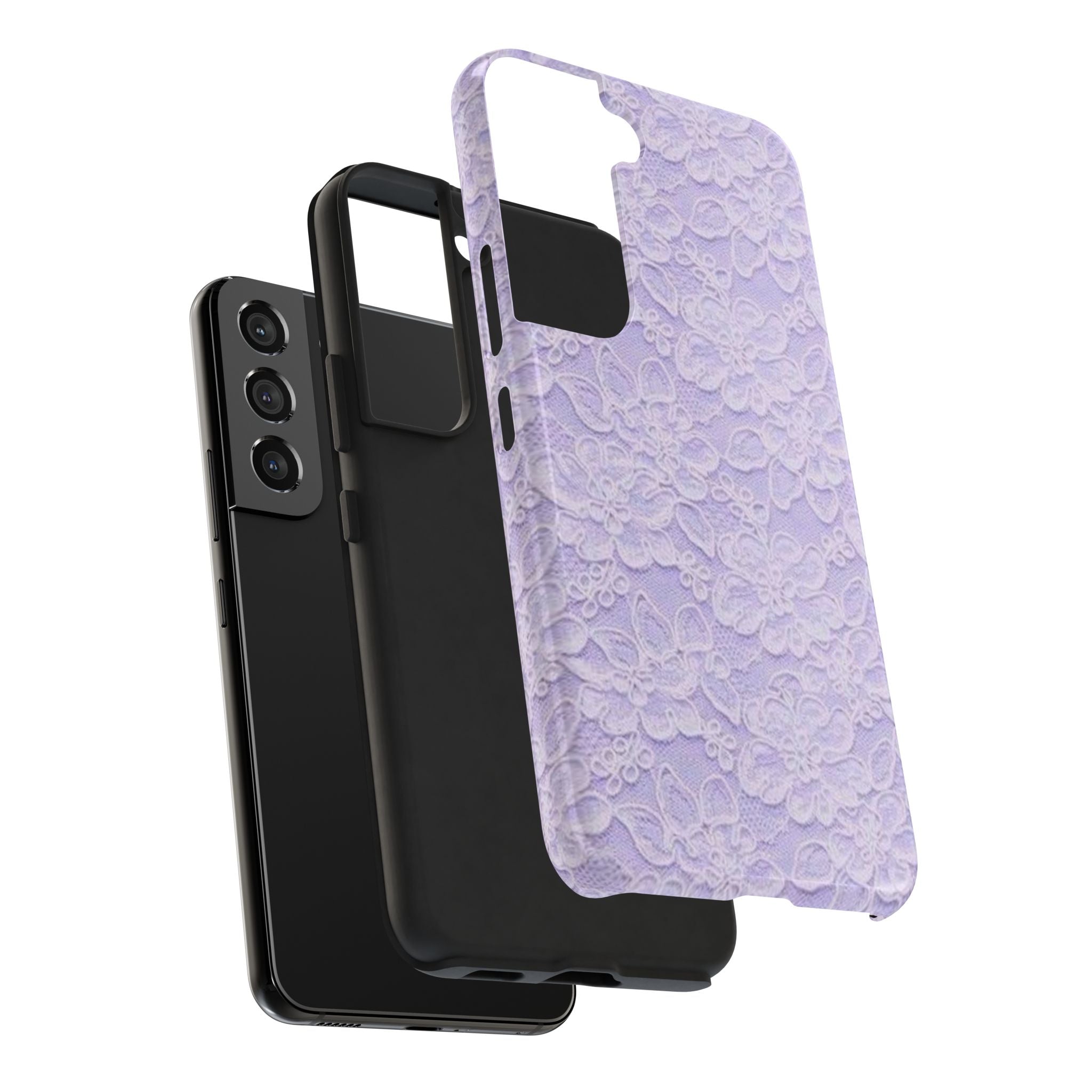 Purple Lace Cute Coquette Phone Case