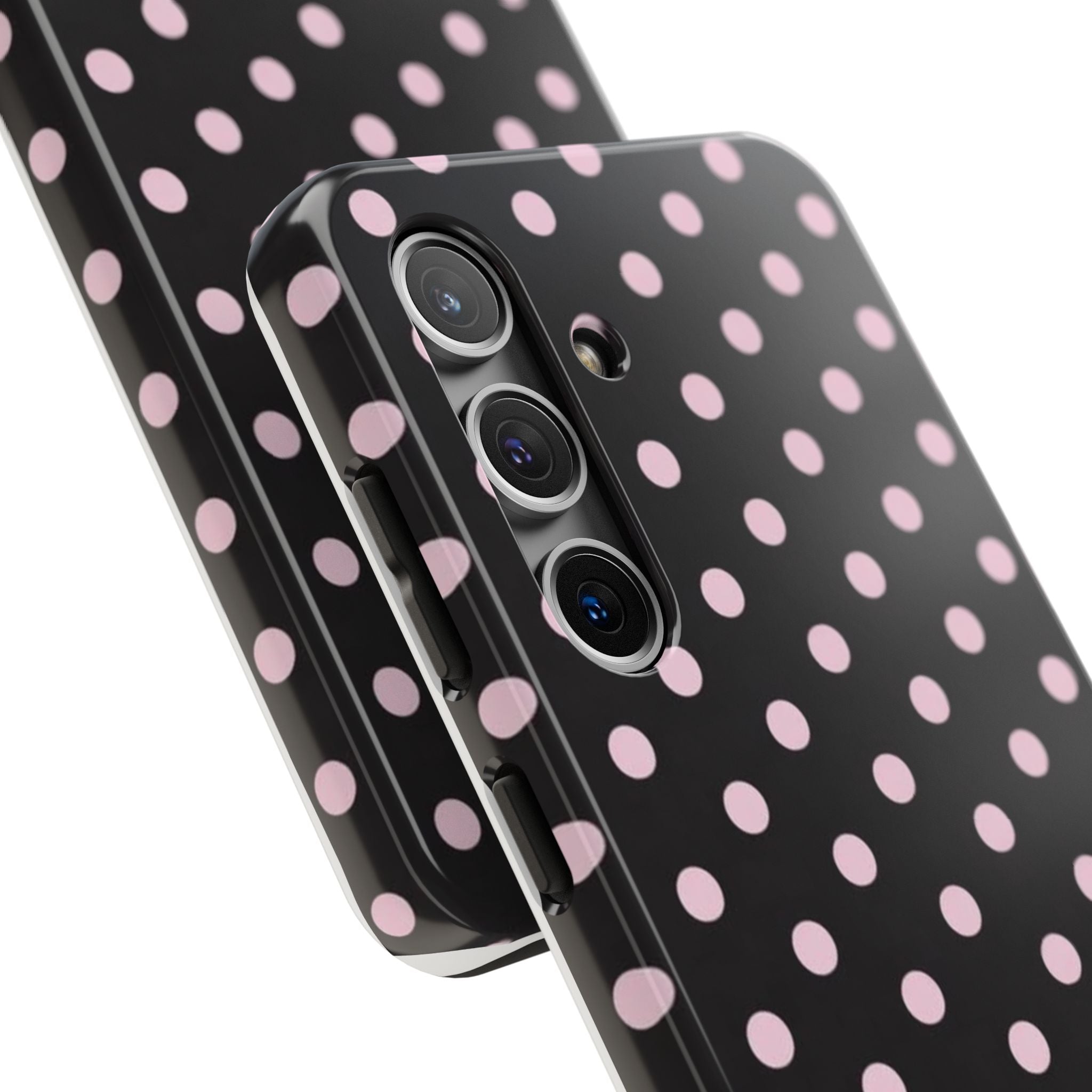 Black and Pink Spots Phone Case