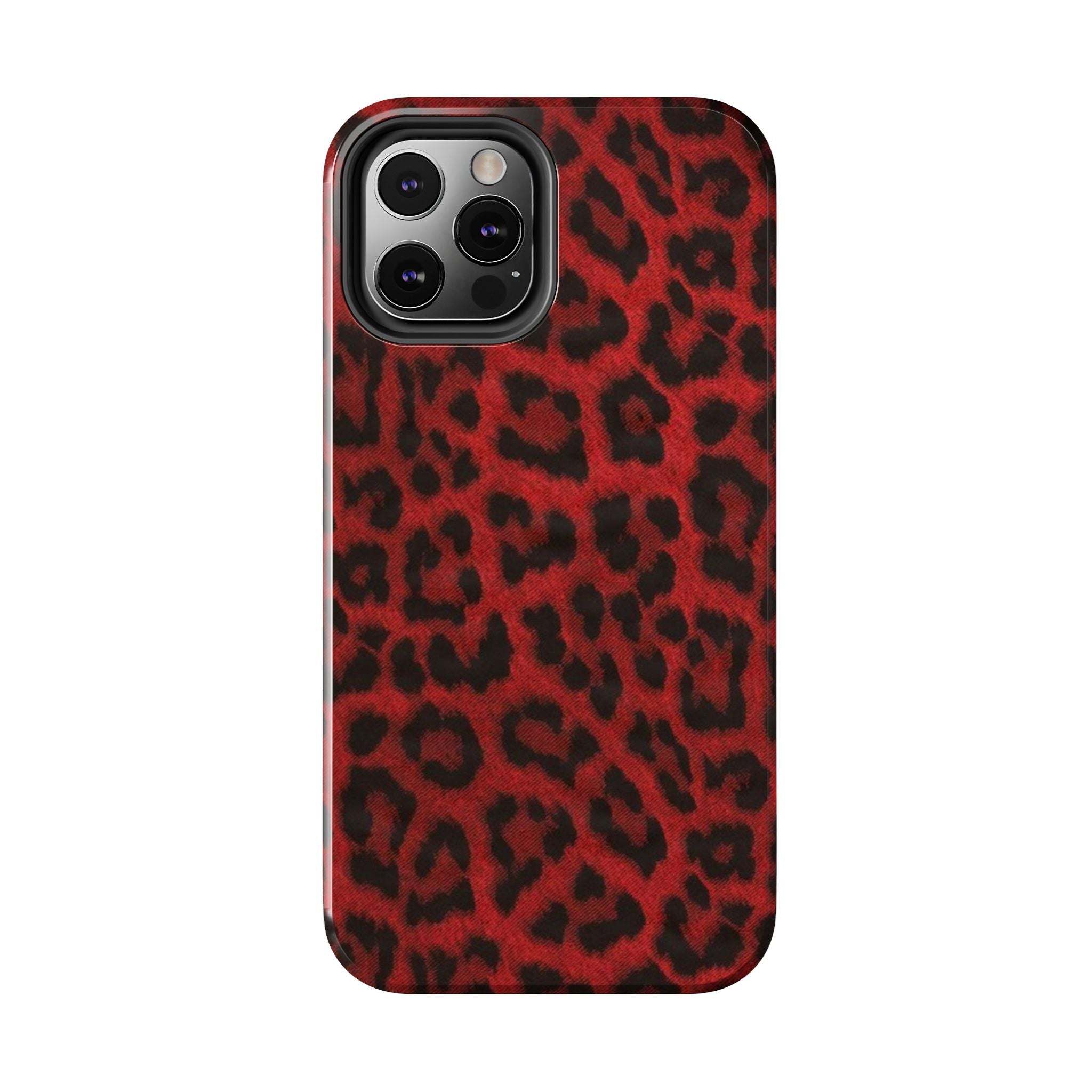 Red Cheetah Leopard Phone Case  - Tough Impact-Resistant Case