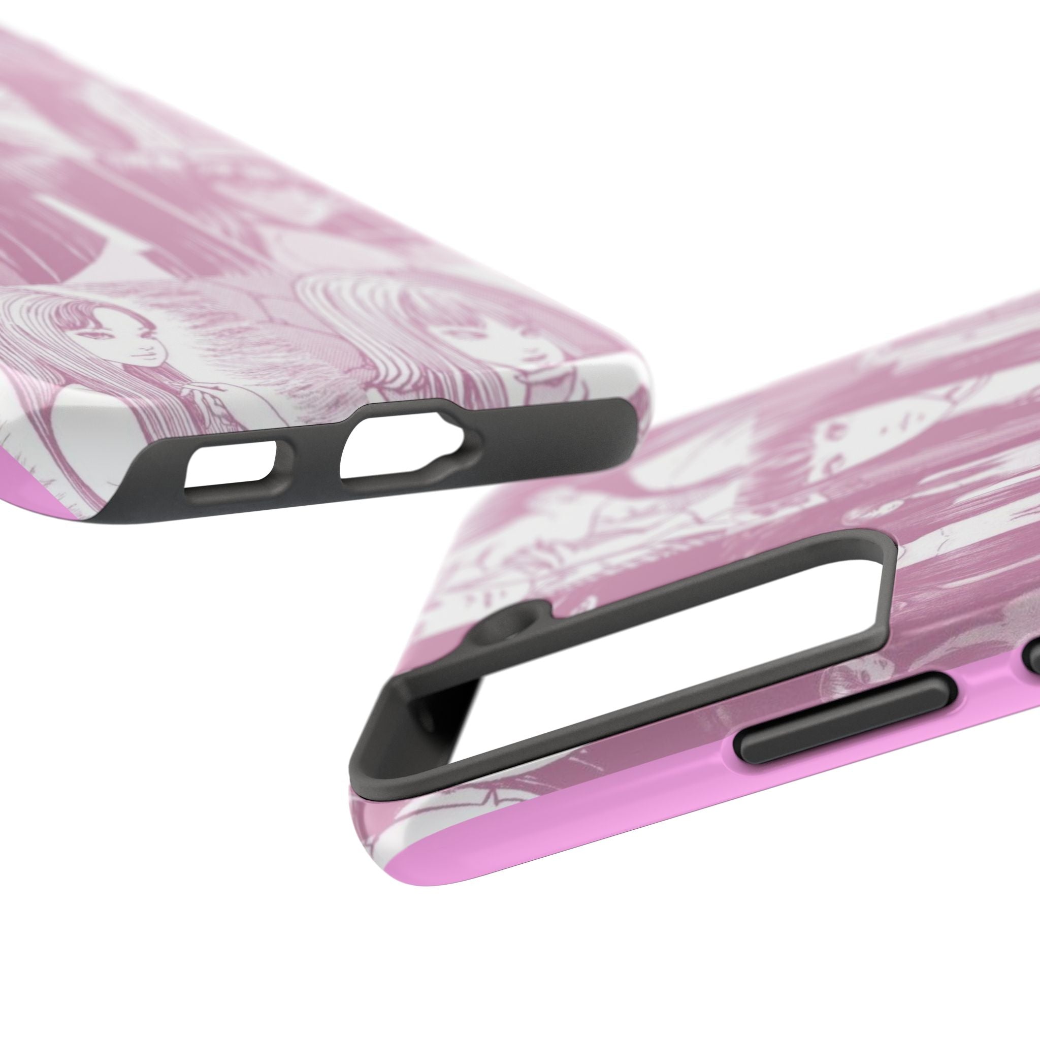 Cute Pink Anime Girl Comic BookPhone Case  - Tough Impact-Resistant Cases
