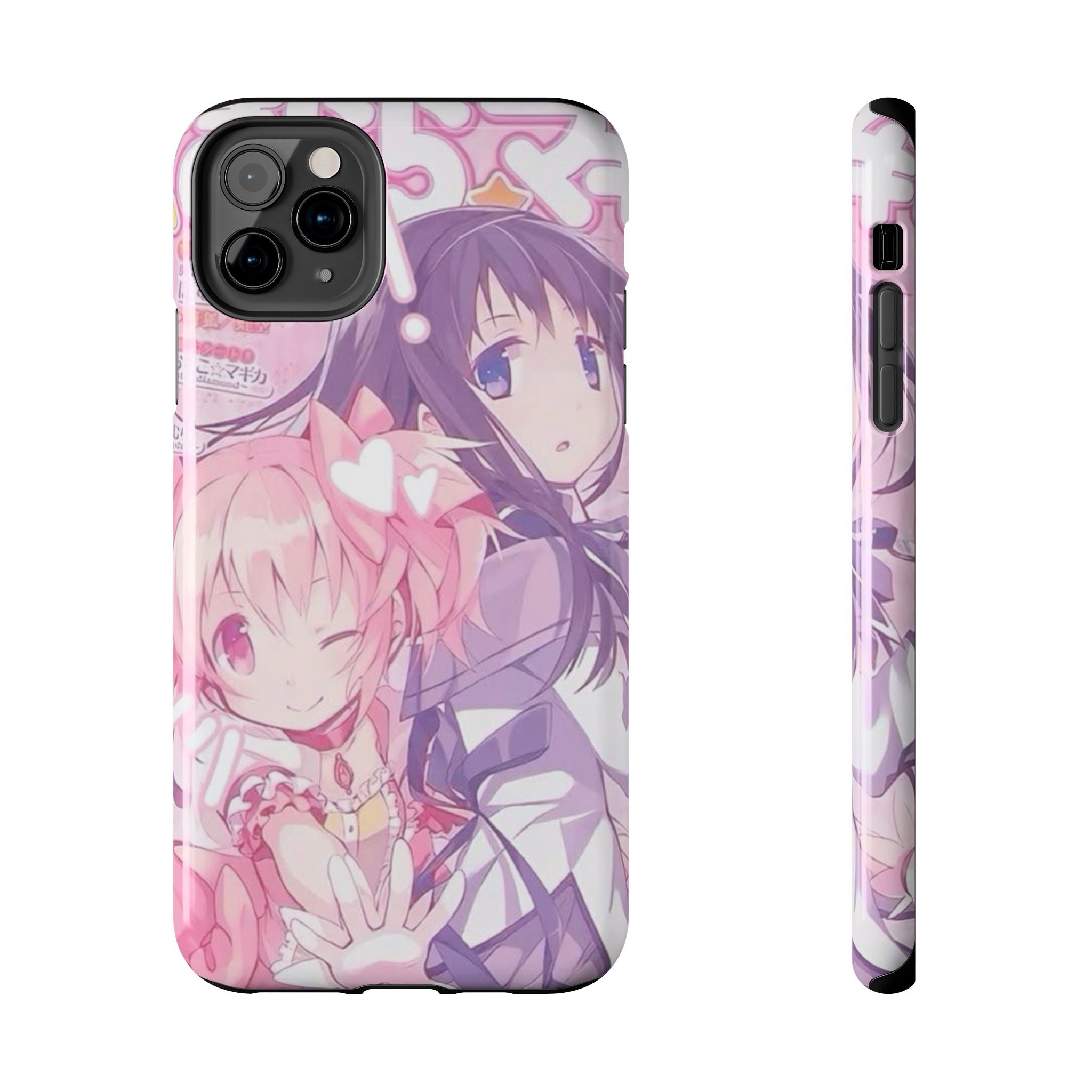 Cute Pink and Purple Anime Phone Case