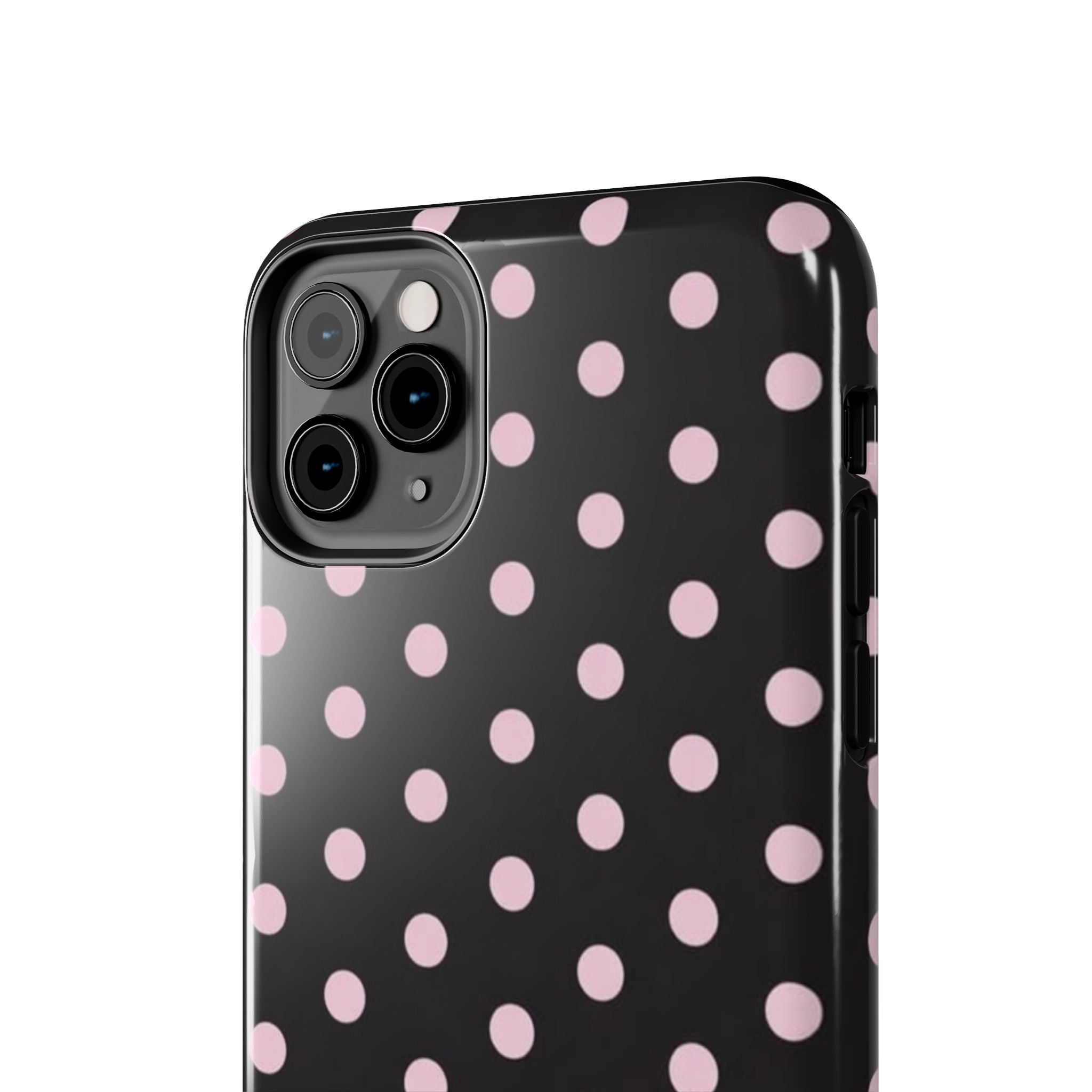 Black and Pink Spots Phone Case