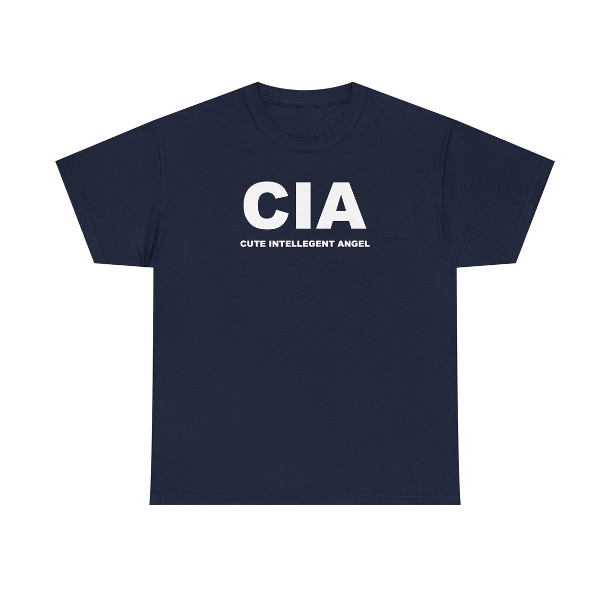 CIA Cute Intelligent Angel 100% Cotton Tee
