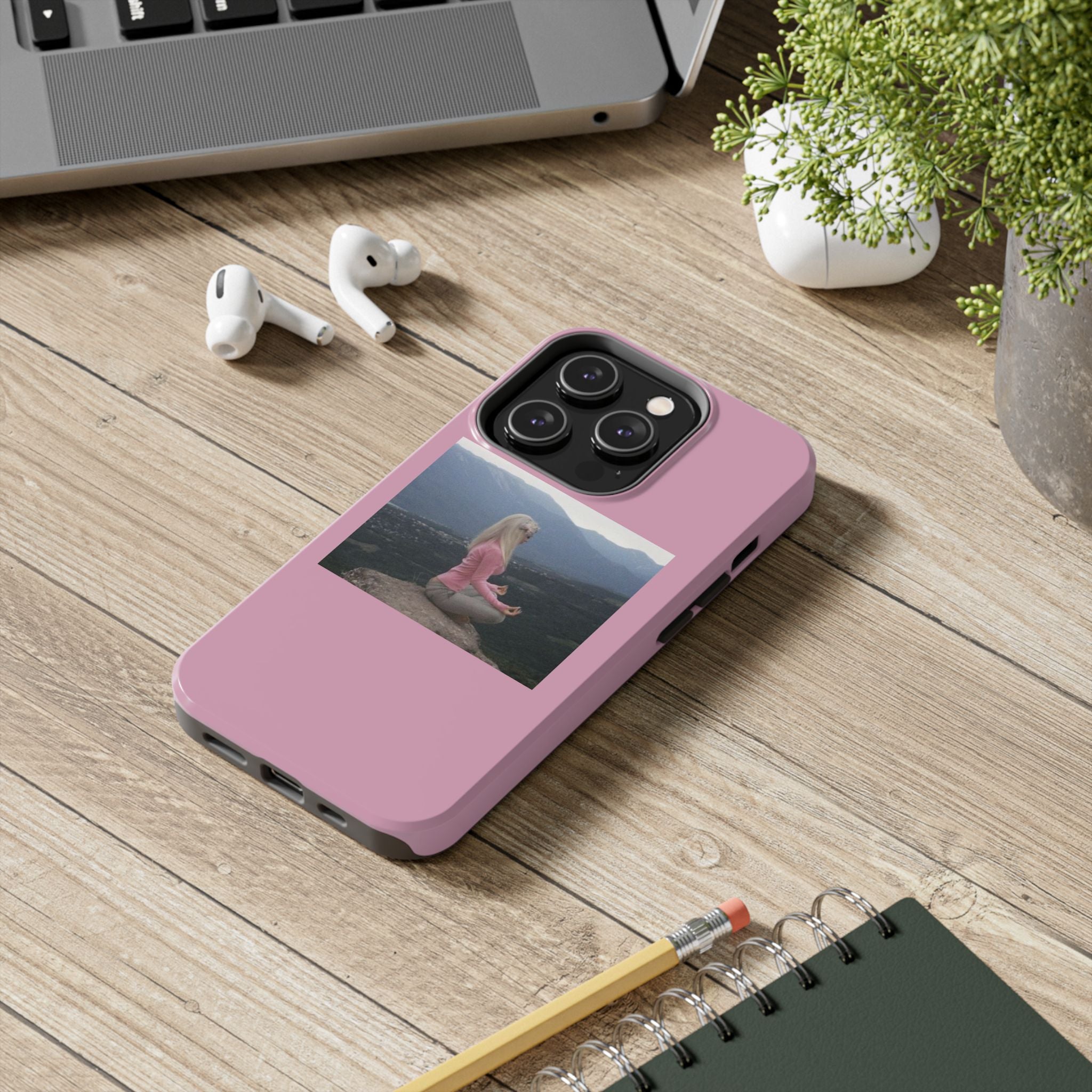 Manifestation Yoga Girl Manifesting Meme Phone Case