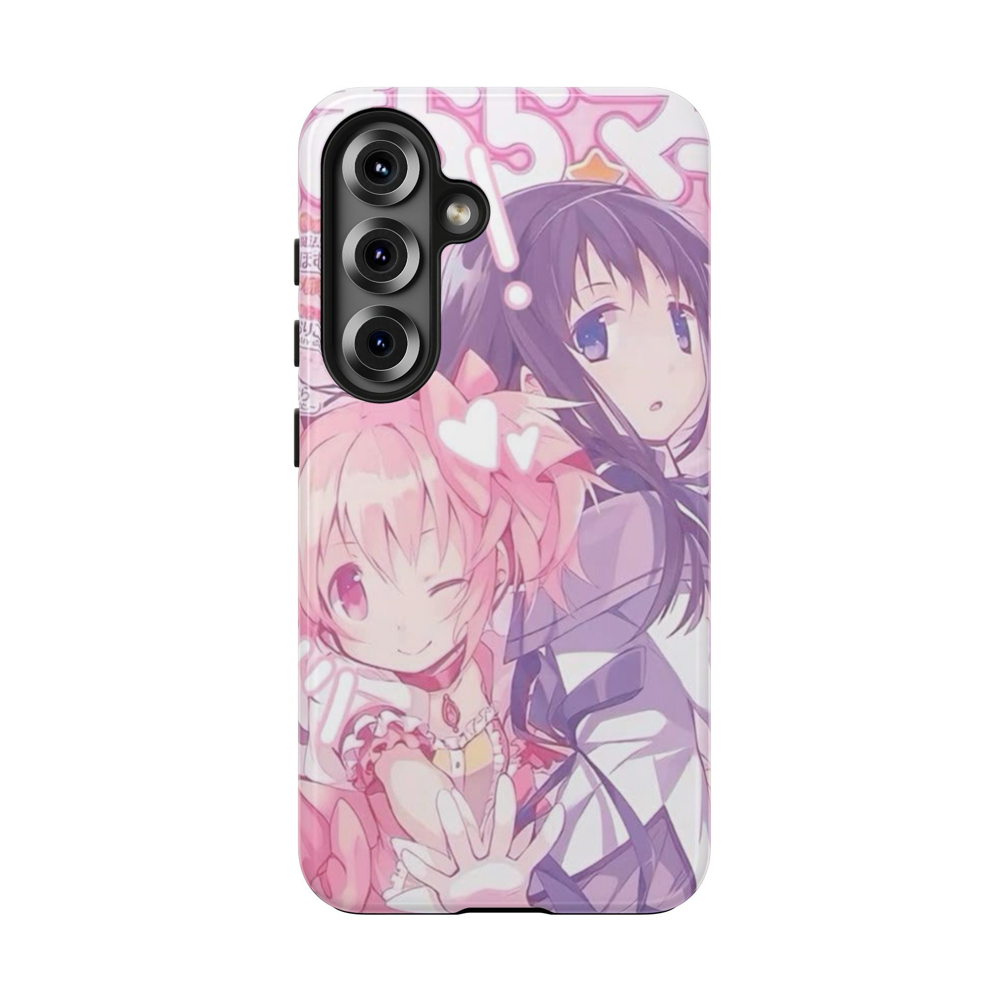 Cute Pink and Purple Anime Phone Case