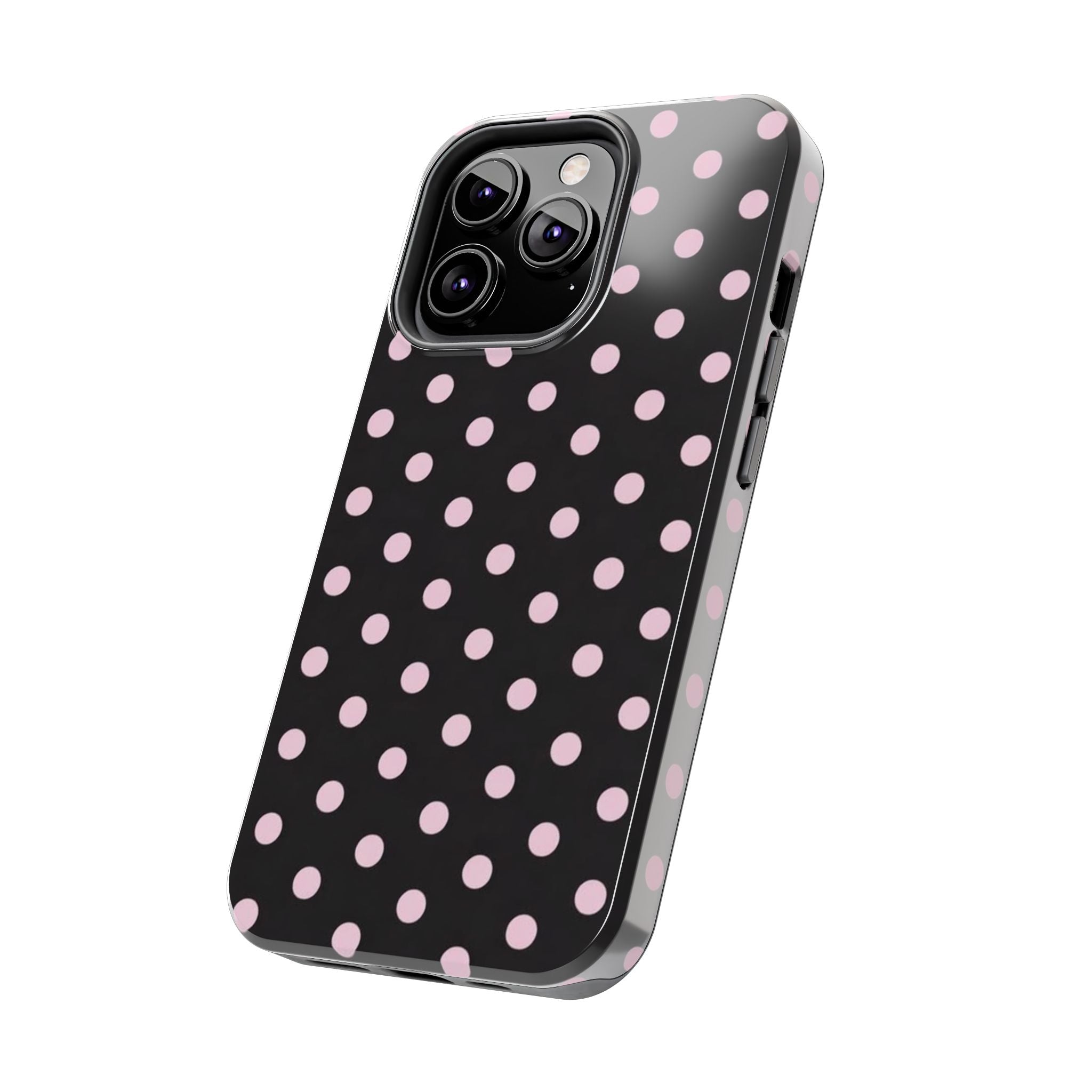 Black and Pink Spots Phone Case