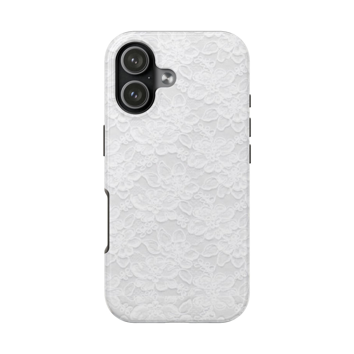 White Lace Coquette Phone Case
